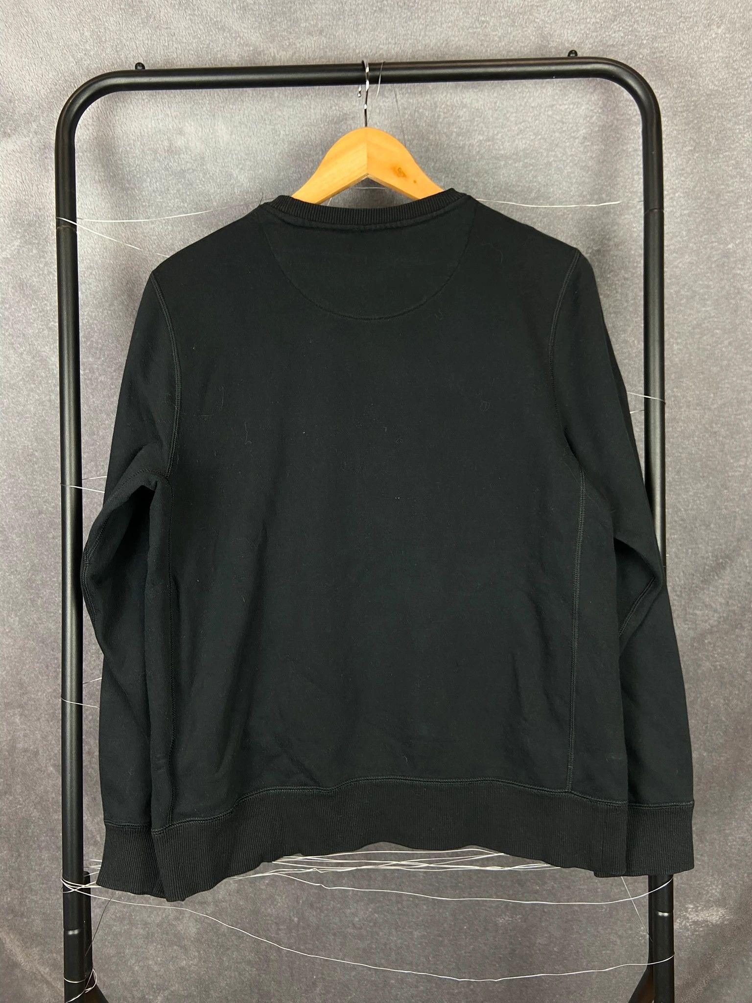 Nike Crewneck Nike black vintage swoosh spellout logo S Size US S / EU 44-46 / 1 - 4 Thumbnail