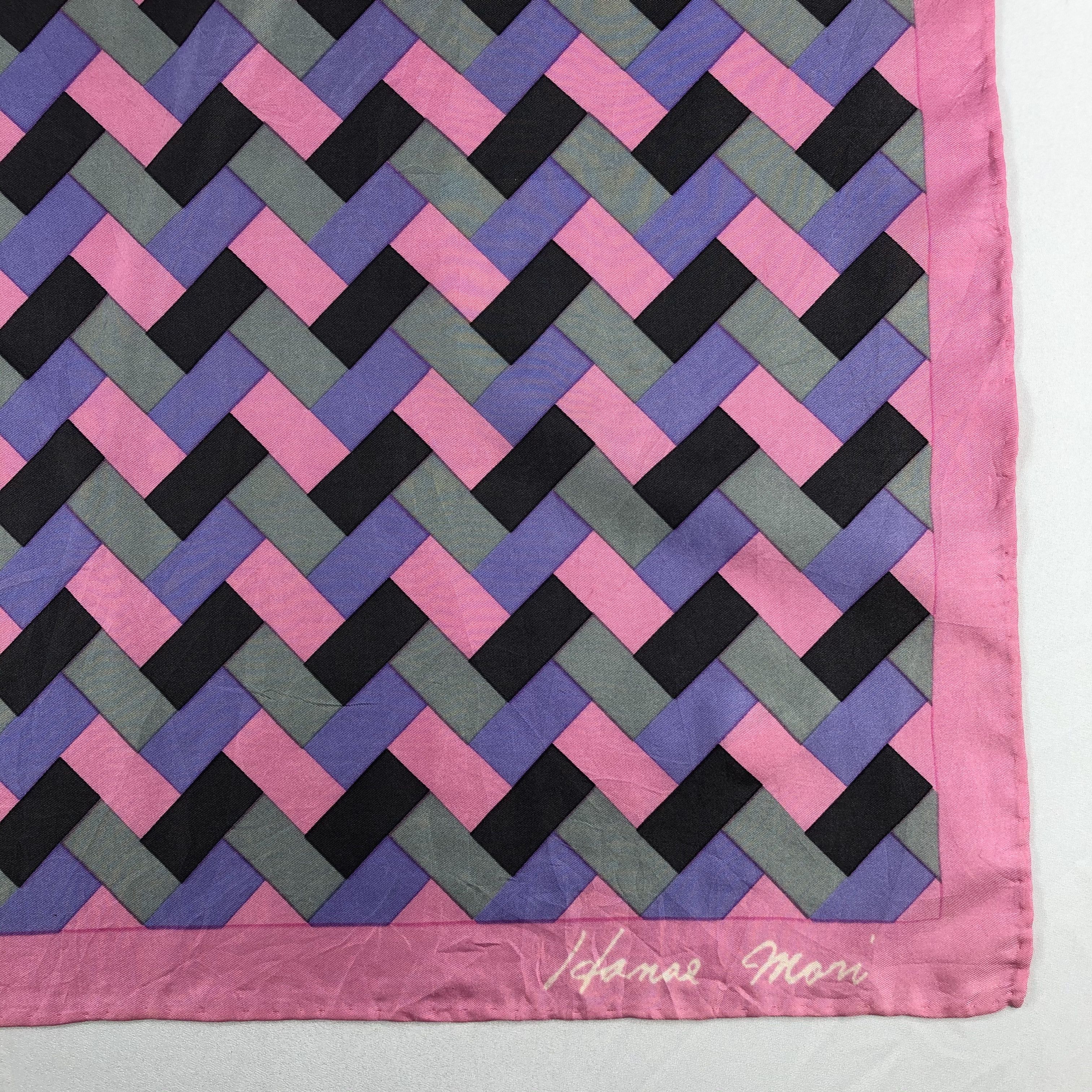 Hanae Mori Vintage Hanae Mori Silk Scarf Size ONE SIZE - 4 Thumbnail