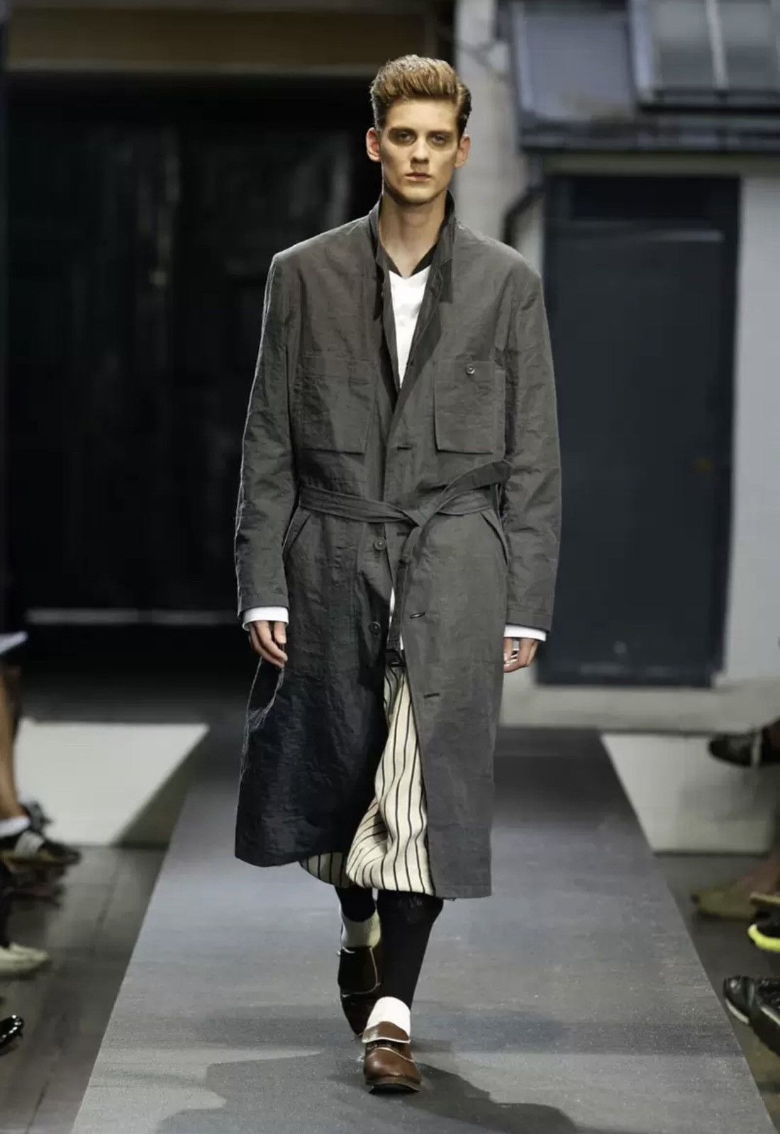 Yohji Yamamoto Yohji Yamamoto 06ss Metal Belt Work Coat 2412-Nextarrow Size US M / EU 48-50 / 2 - 3 Thumbnail