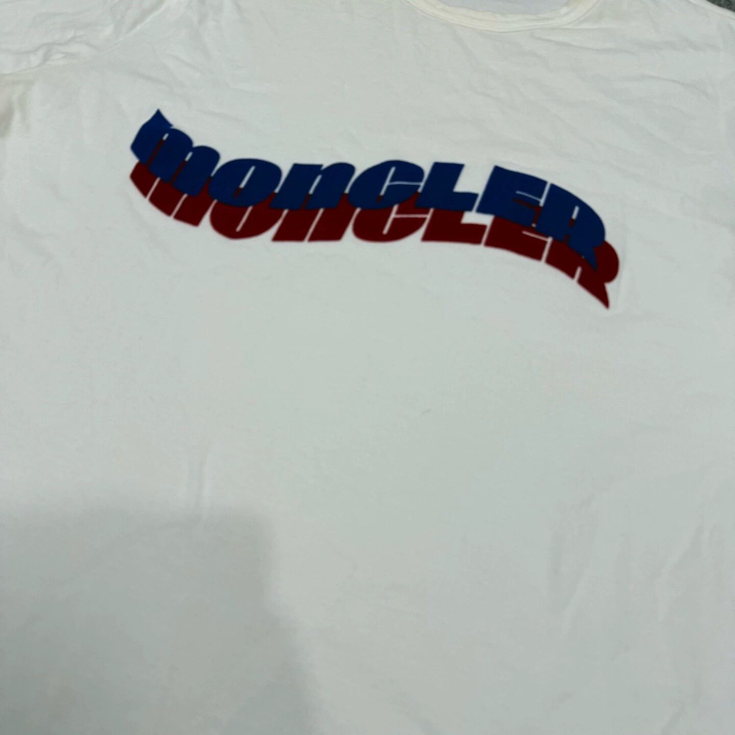 Moncler Moncler white chest embroidered logo short sleeve tee XXL Size US XXL / EU 58 / 5 - 3 Thumbnail