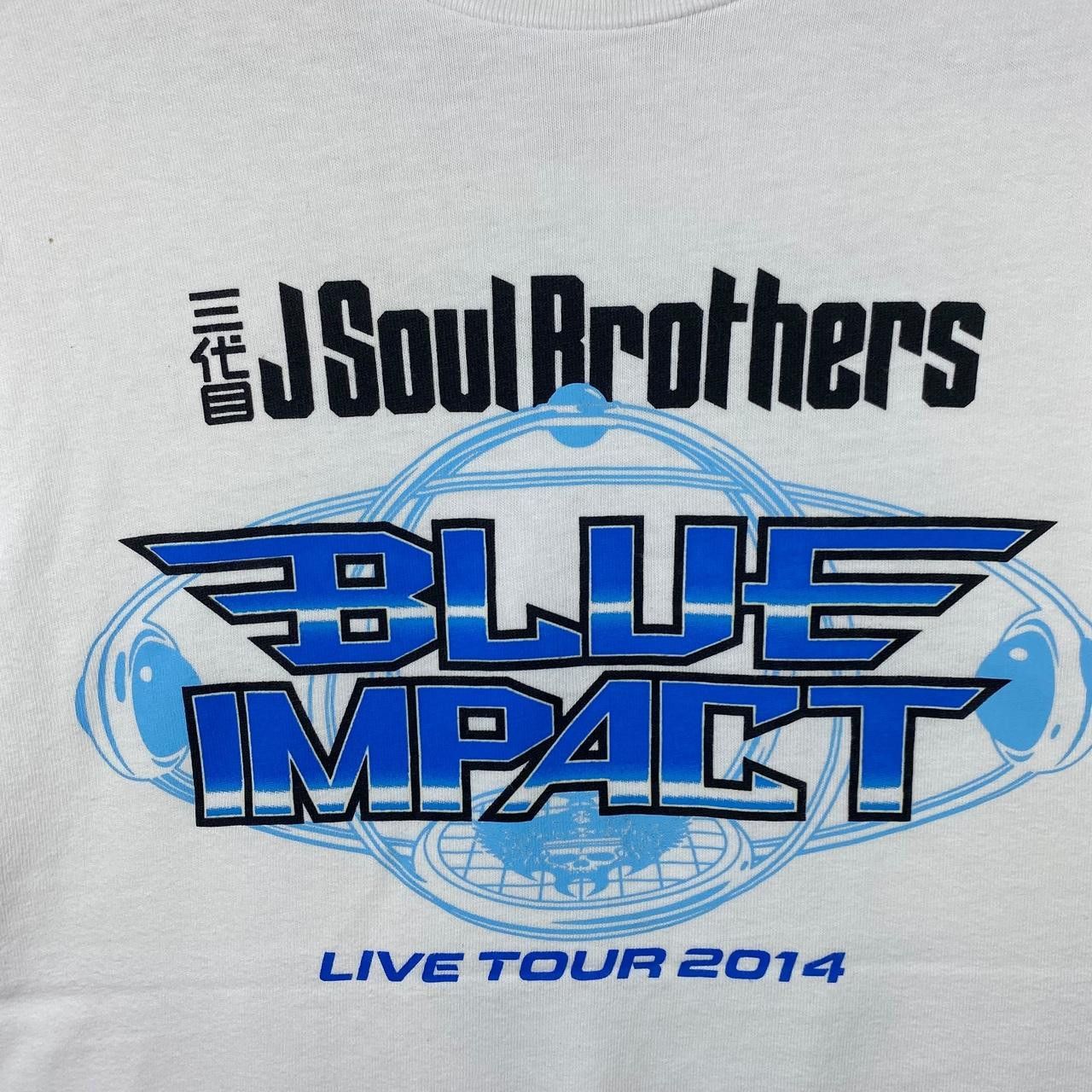 Band Tees J SOUL BROTHERS Exile Tribe Blue Impact 2014 Tour Tee Shirt Size US L / EU 52-54 / 3 - 3 Thumbnail