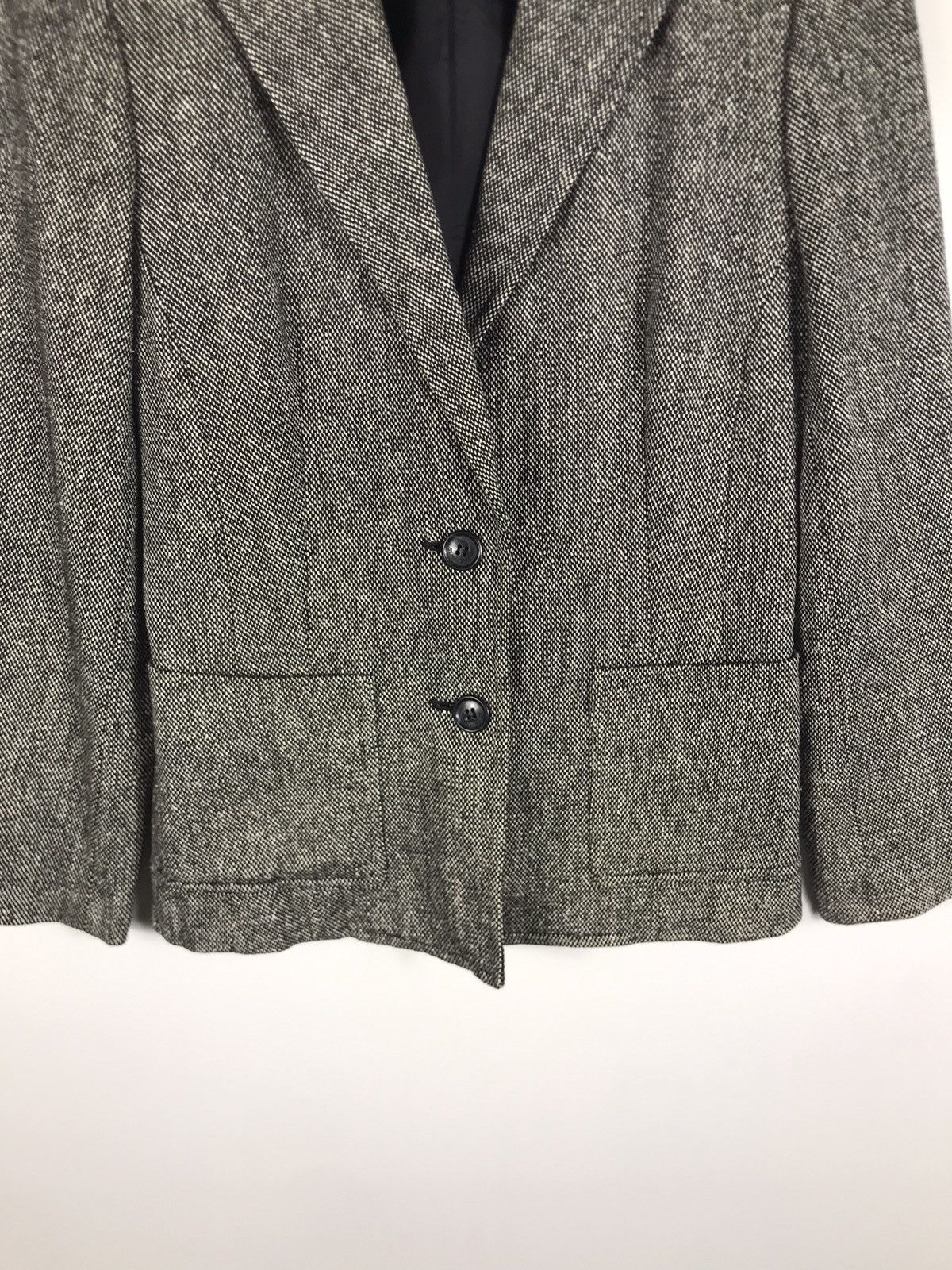 Burberry 🔥Burberry Wool Tweed Button Coat Jacket Size XS / US 0-2 / IT 36-38 - 5 Thumbnail