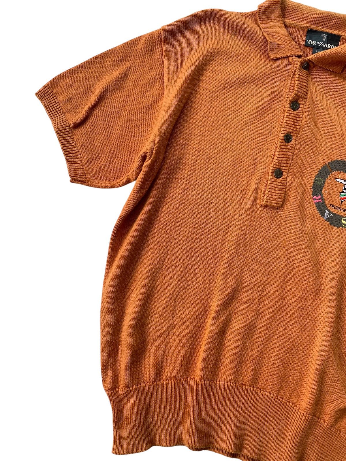 Trussardi × Vintage Vtg Trussardi Polos Knitwear Size US L / EU 52-54 / 3 - 4 Thumbnail