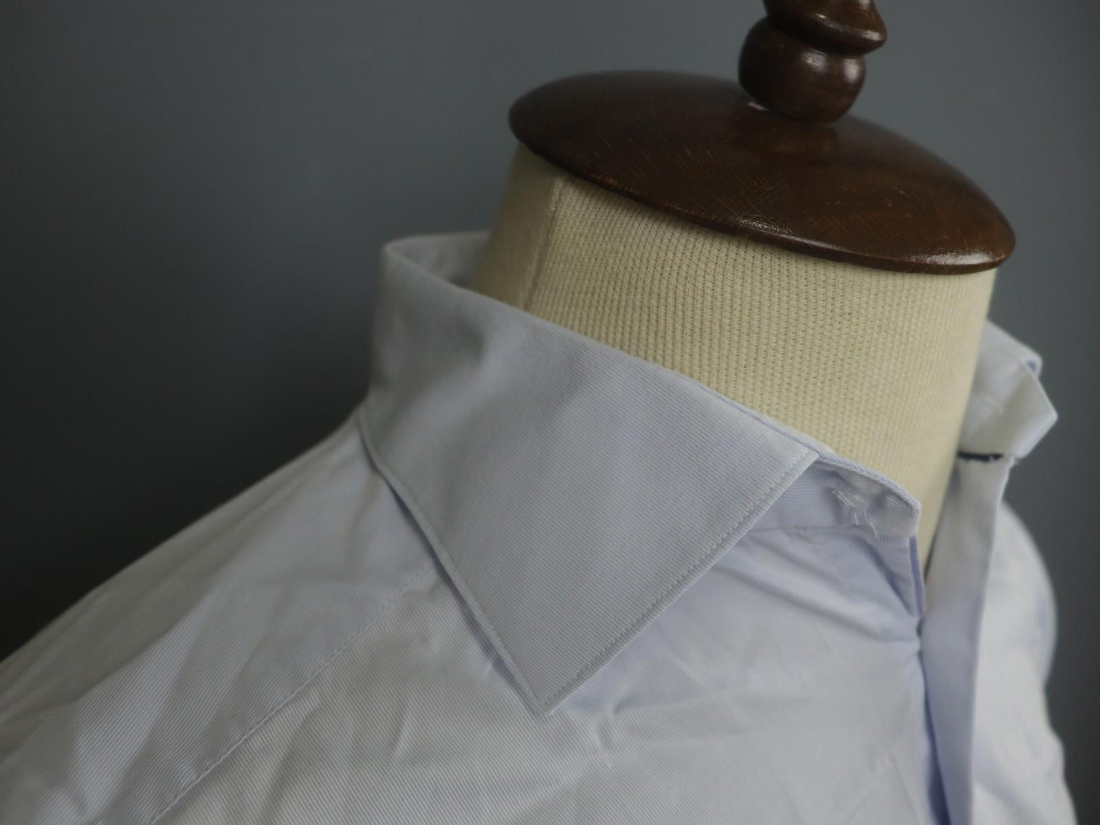 Eton Eton Blue 100% Cotton Collared Dress Shirt Size 40 Size 38R - 5 Thumbnail