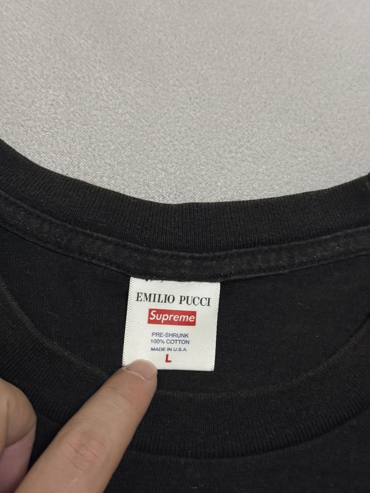Supreme Supreme Emilio Pucci box logo tee T-shirt Size US L / EU 52-54 / 3 - 4 Thumbnail