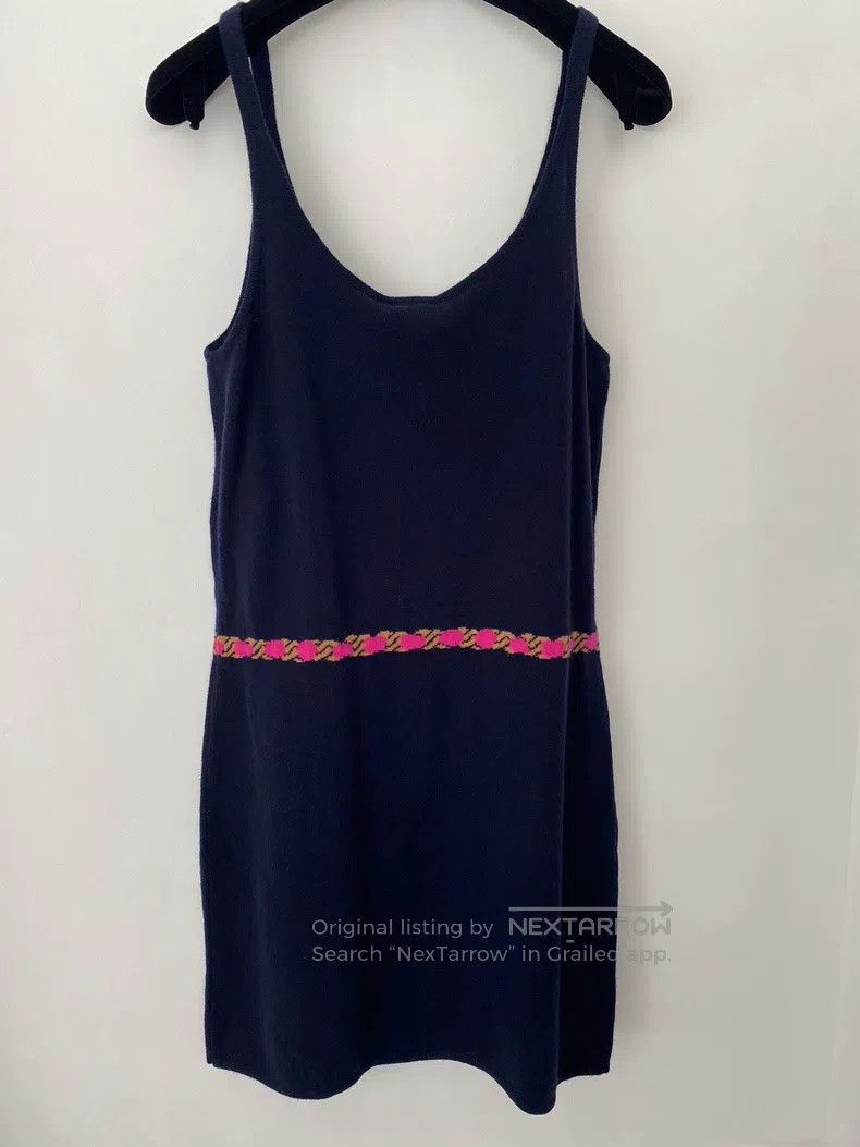 Chanel Chanel Ski Series Blue Cashmere Dress Size XS / US 0-2 / IT 36-38 - 2 Thumbnail