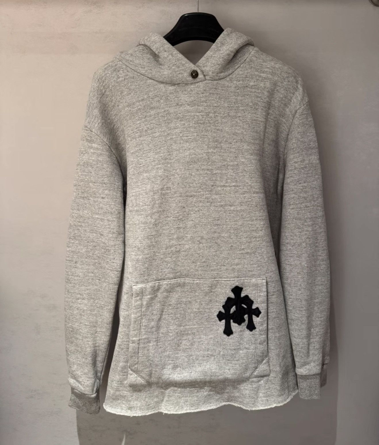 Chrome Hearts Chrome Hearts Grey Fleece-Lined Hoodie Size US S / EU 44-46 / 1 - 1 Thumbnail