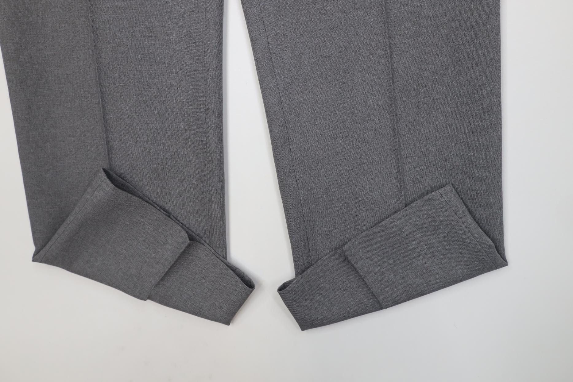 Vintage Vintage 70s Streetwear Wide Leg Chino Pants Trousers Gray Size US 38 / EU 54 - 5 Thumbnail