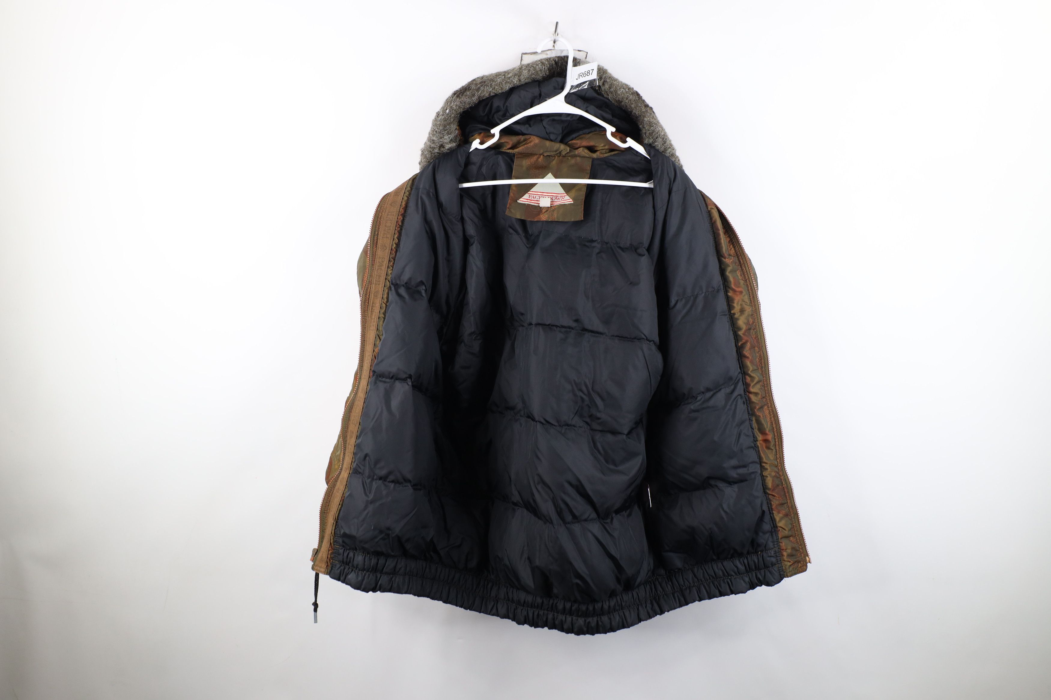 Vintage Vintage 90s Streetwear Down Insulated Hooded Puffer Jacket Size S / US 4 / IT 40 - 9 Thumbnail