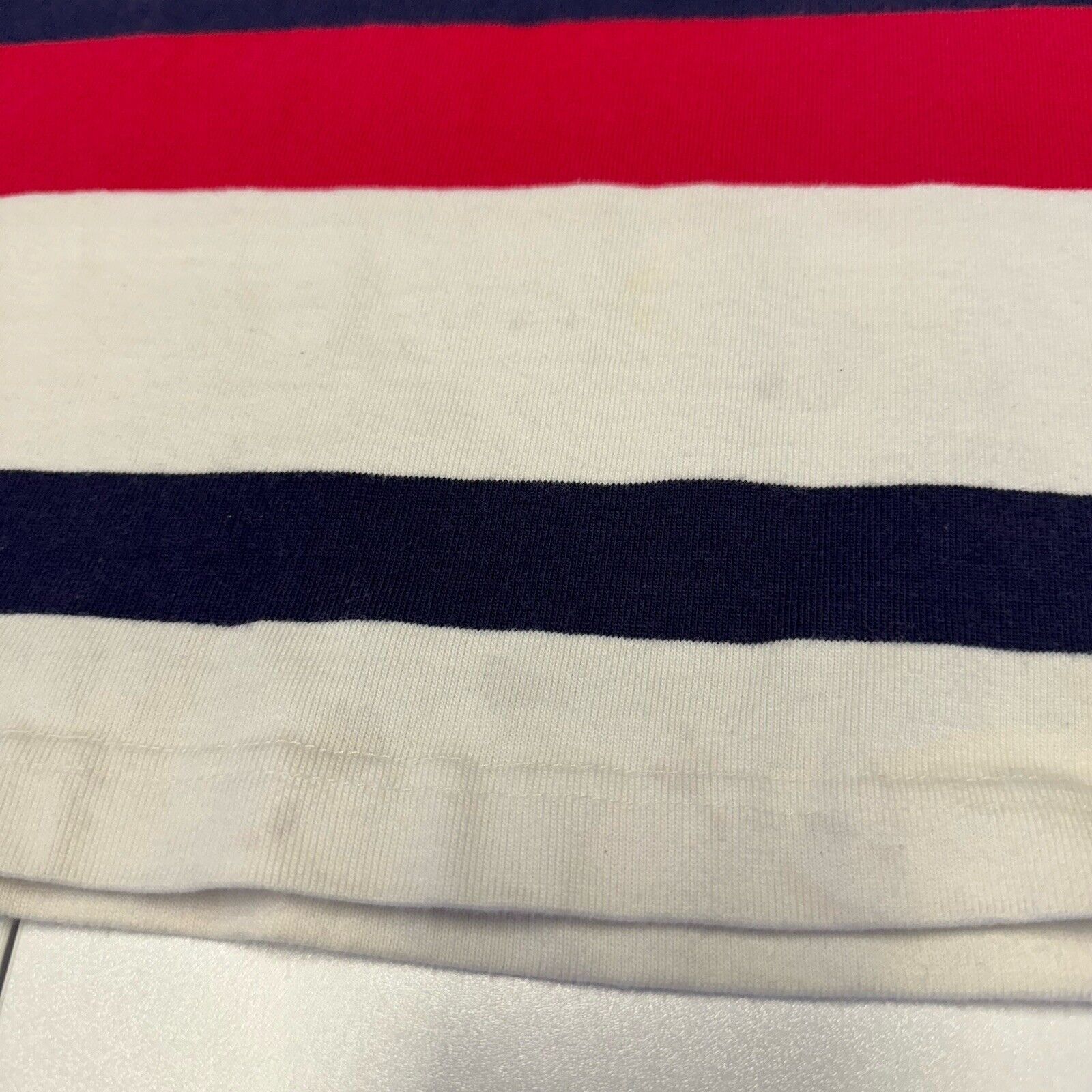 Gant × Vintage Gant Rugger Long Sleeve Rugby Shirt Mens Medium White Stripe Size US M / EU 48-50 / 2 - 6 Thumbnail