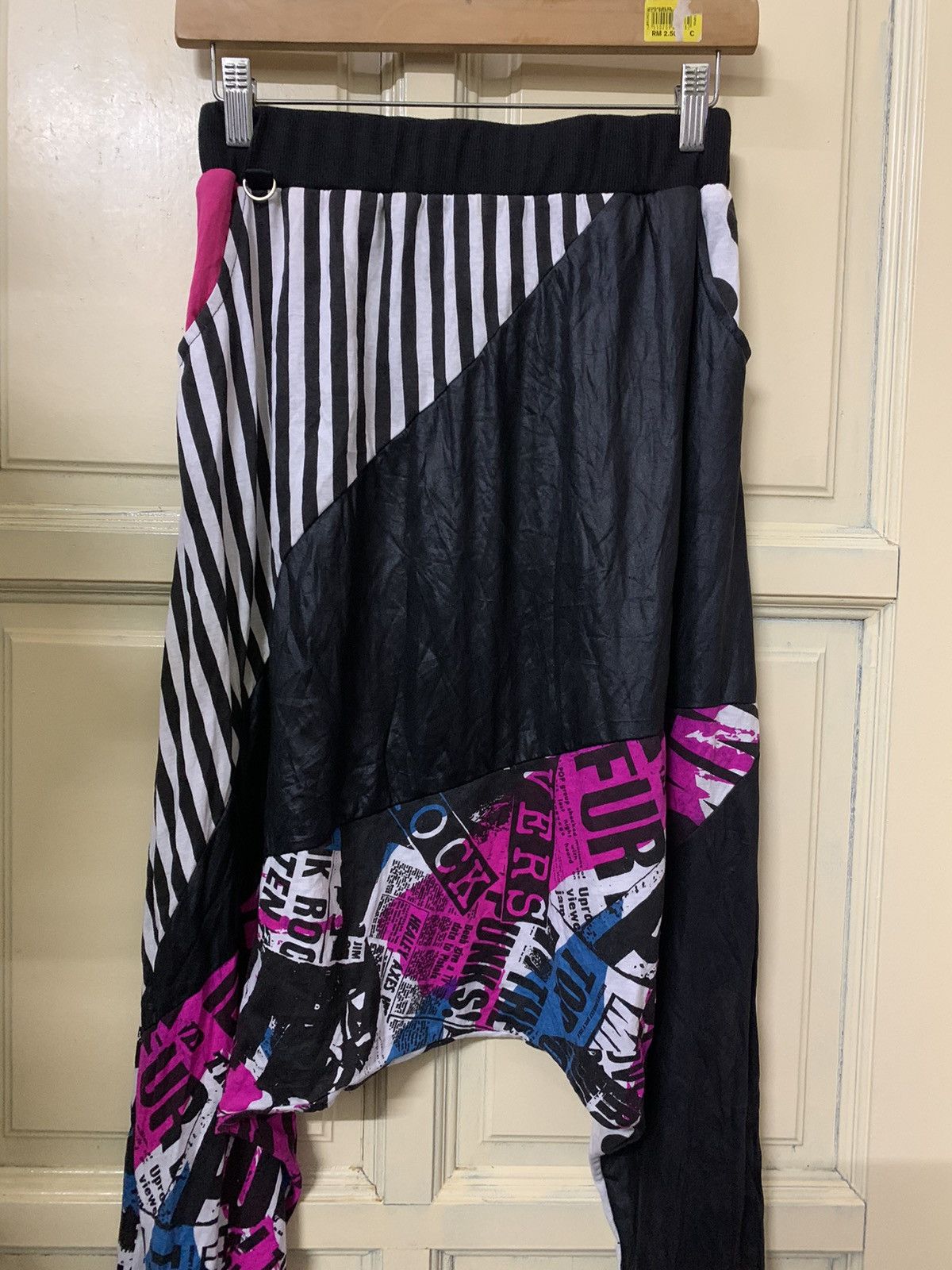 Super Lovers 💥Lover’s Rock Patchwork Harem Pant Size US 30 / EU 46 - 5 Thumbnail