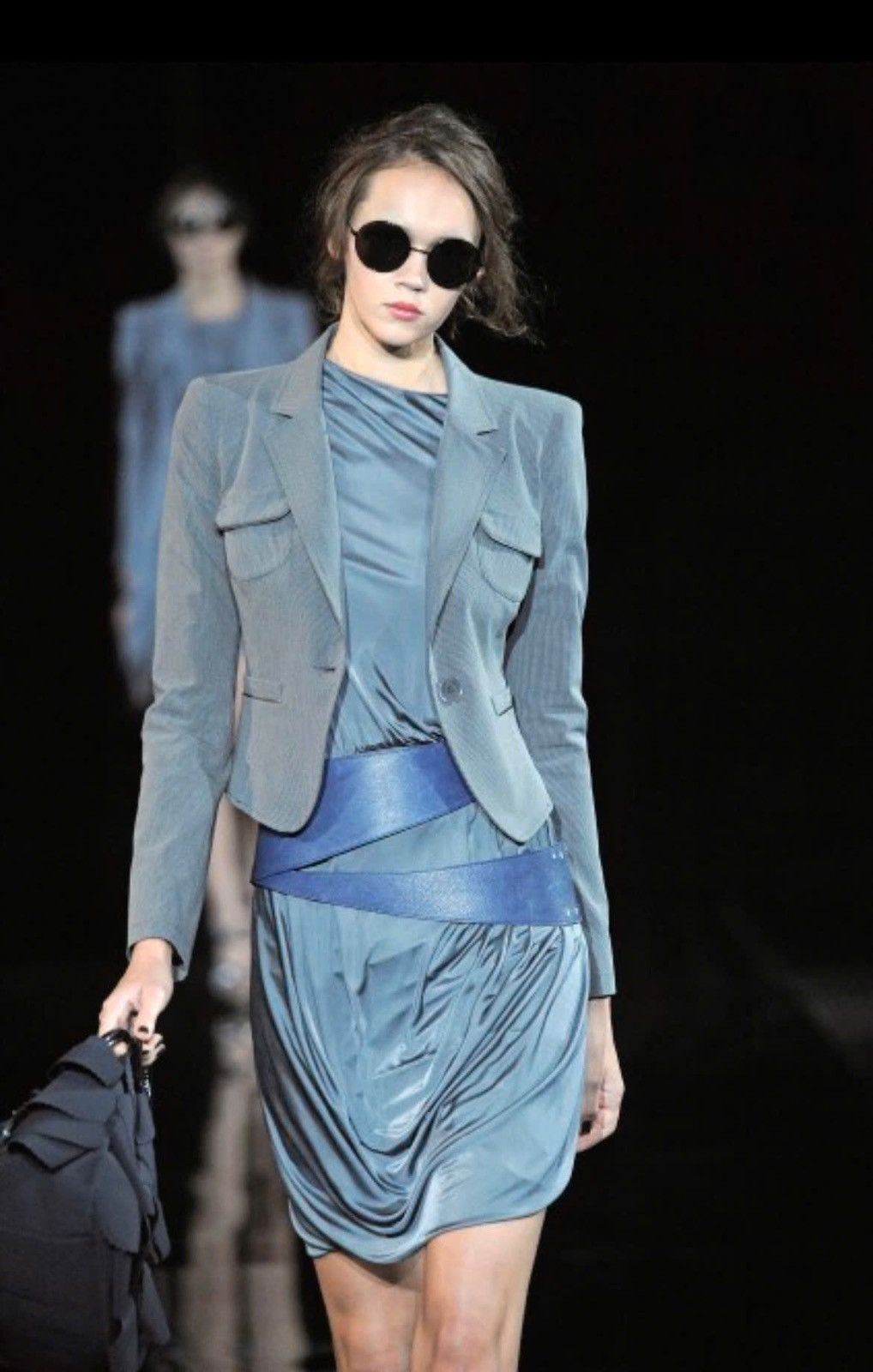 Emporio Armani Emporio Armani Spring Summer 2010 One-Button Blazer Size S / US 4 / IT 40 - 6 Thumbnail