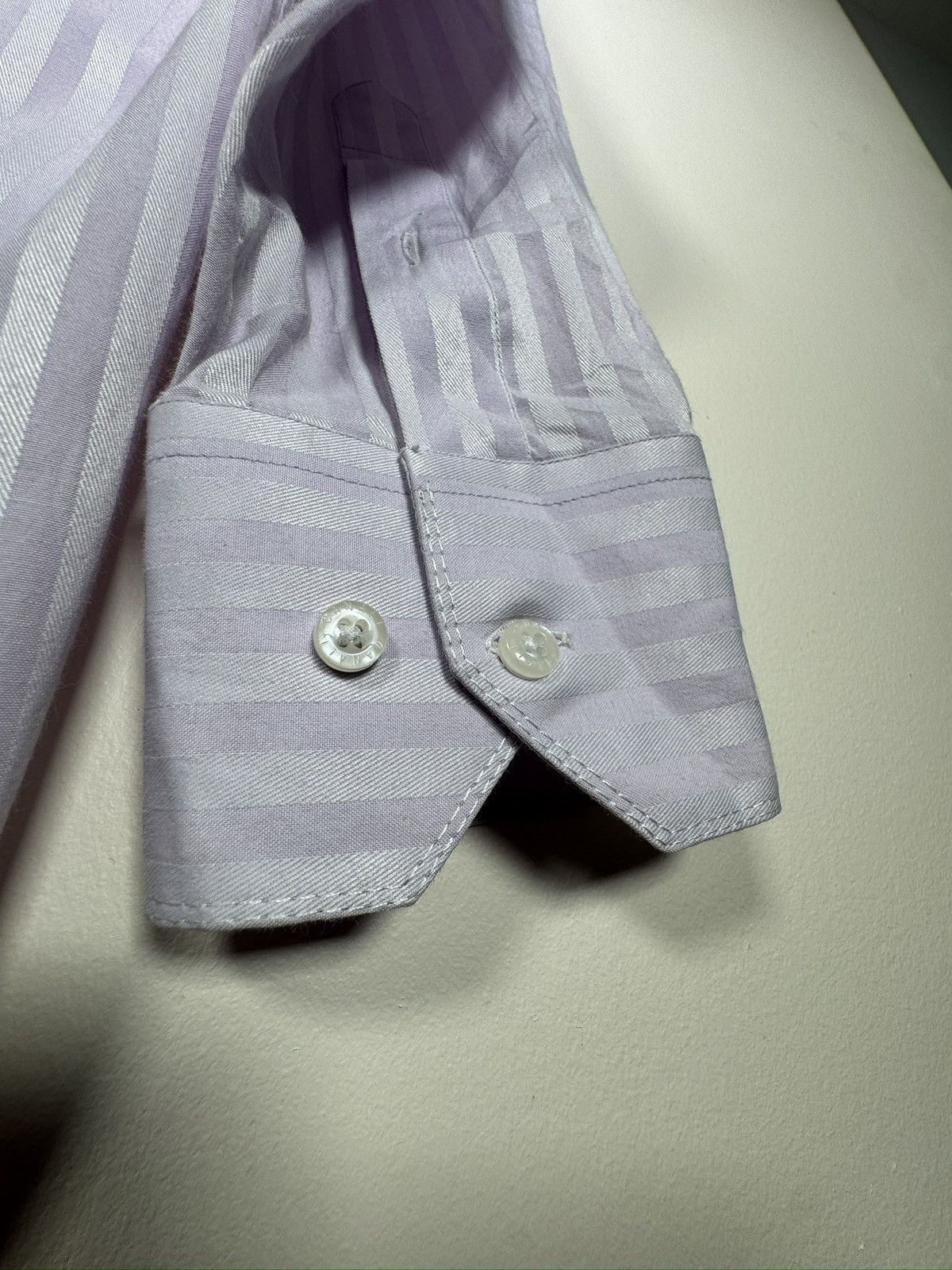 Canali Canali Shirt Pink strips Cotton Made In Italy Mens. Size L Size US L / EU 52-54 / 3 - 3 Thumbnail