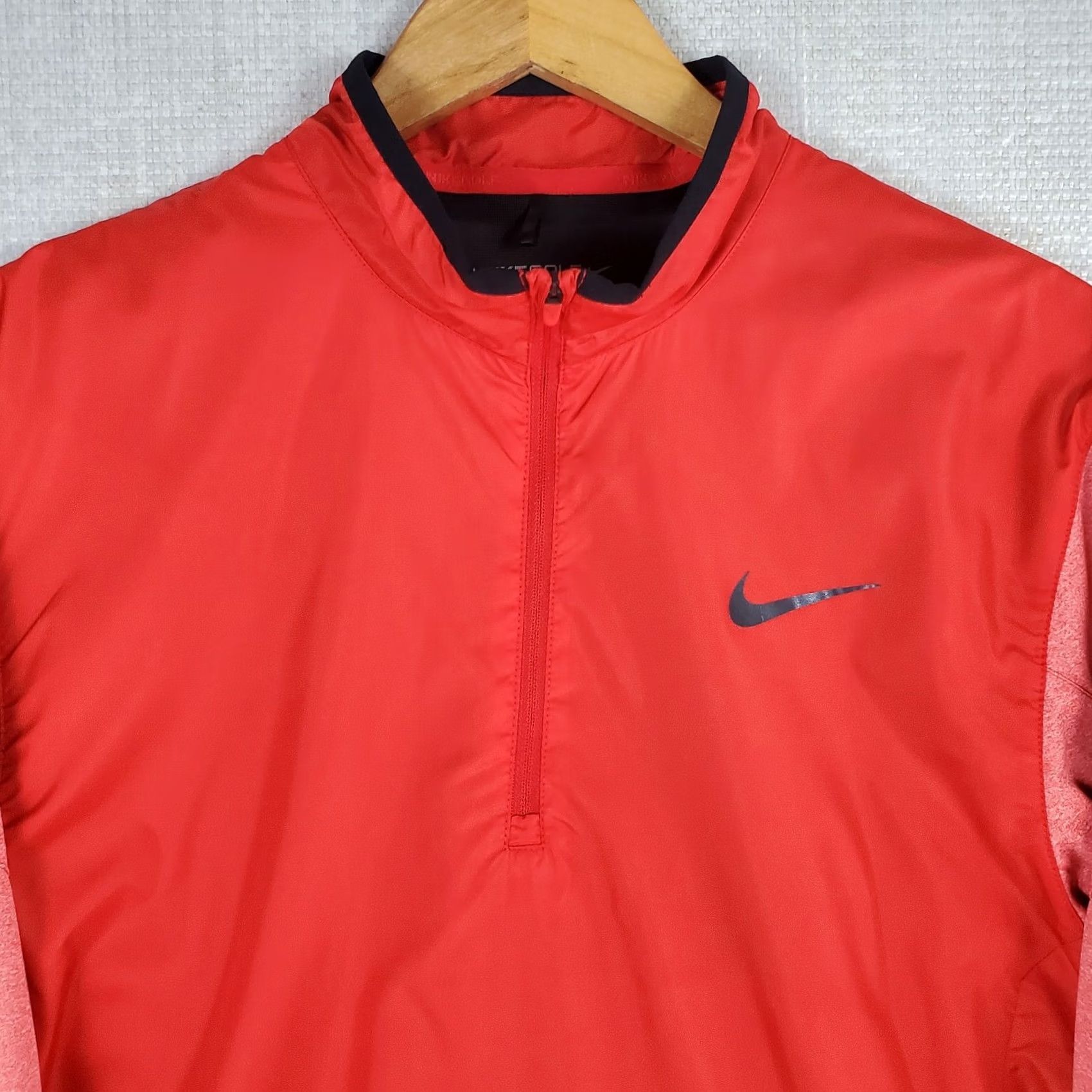 Nike Nike Golf Jacket Windbreaker 1/2 Zip Hardshell Arcadia Bluffs Mens Medium Red Size US M / EU 48-50 / 2 - 3 Thumbnail