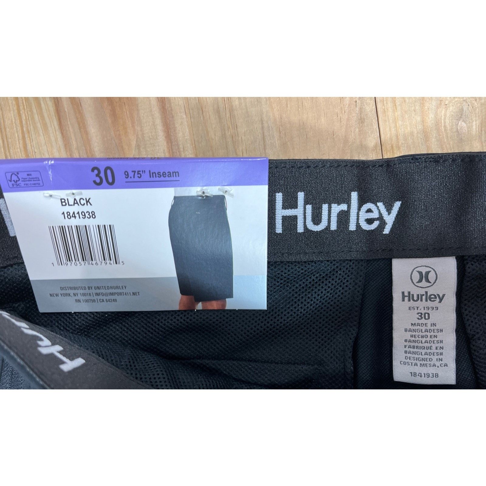Hurley NWT Hurley Exist Hybrid Walk shorts Size 30 Men’s Black Size US 30 / EU 46 - 3 Thumbnail