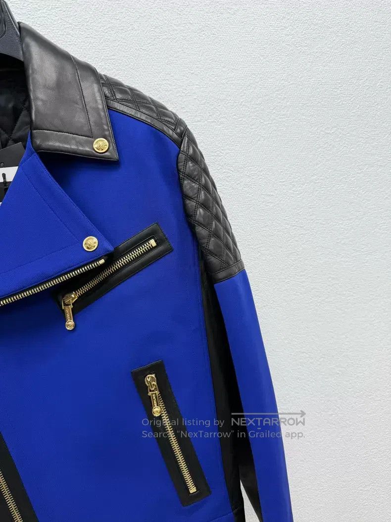 Versace Versace Main line wool blend patchwork cotton jacket Size US S / EU 44-46 / 1 - 5 Thumbnail