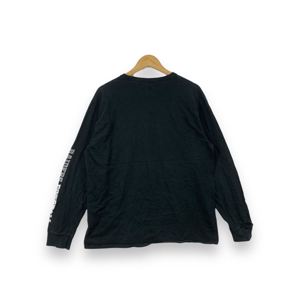 NFL NFL LAS VEGAS RAIDERS Football Black Long Sleeve Tee Shirt Size US XL / EU 56 / 4 - 5 Thumbnail