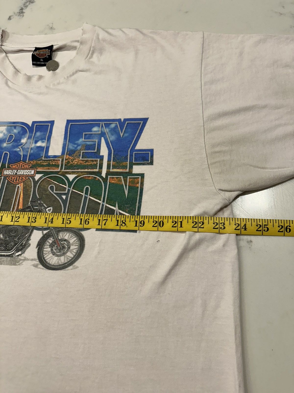 Harley Davidson × Vintage Vintage 2001 Y2K Harley Davidson T-Shirt Size XL Franklin TN Size US XL / EU 56 / 4 - 8 Thumbnail