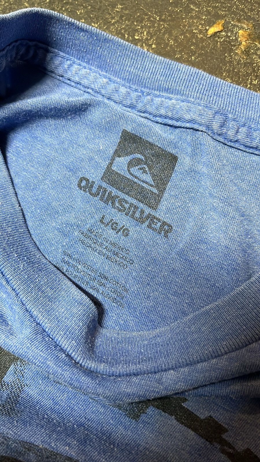 Quiksilver × Vintage Quiksilver Vintage Blue Graphic Tee Size US L / EU 52-54 / 3 - 3 Thumbnail