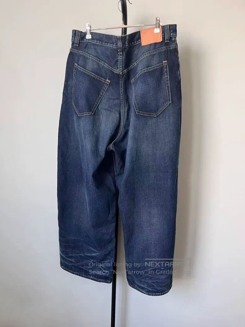 Acne Studios Acne Studios Slightly Flared Water Ripple Mid-Rise Wide-Le Size US 34 / EU 50 - 2 Thumbnail
