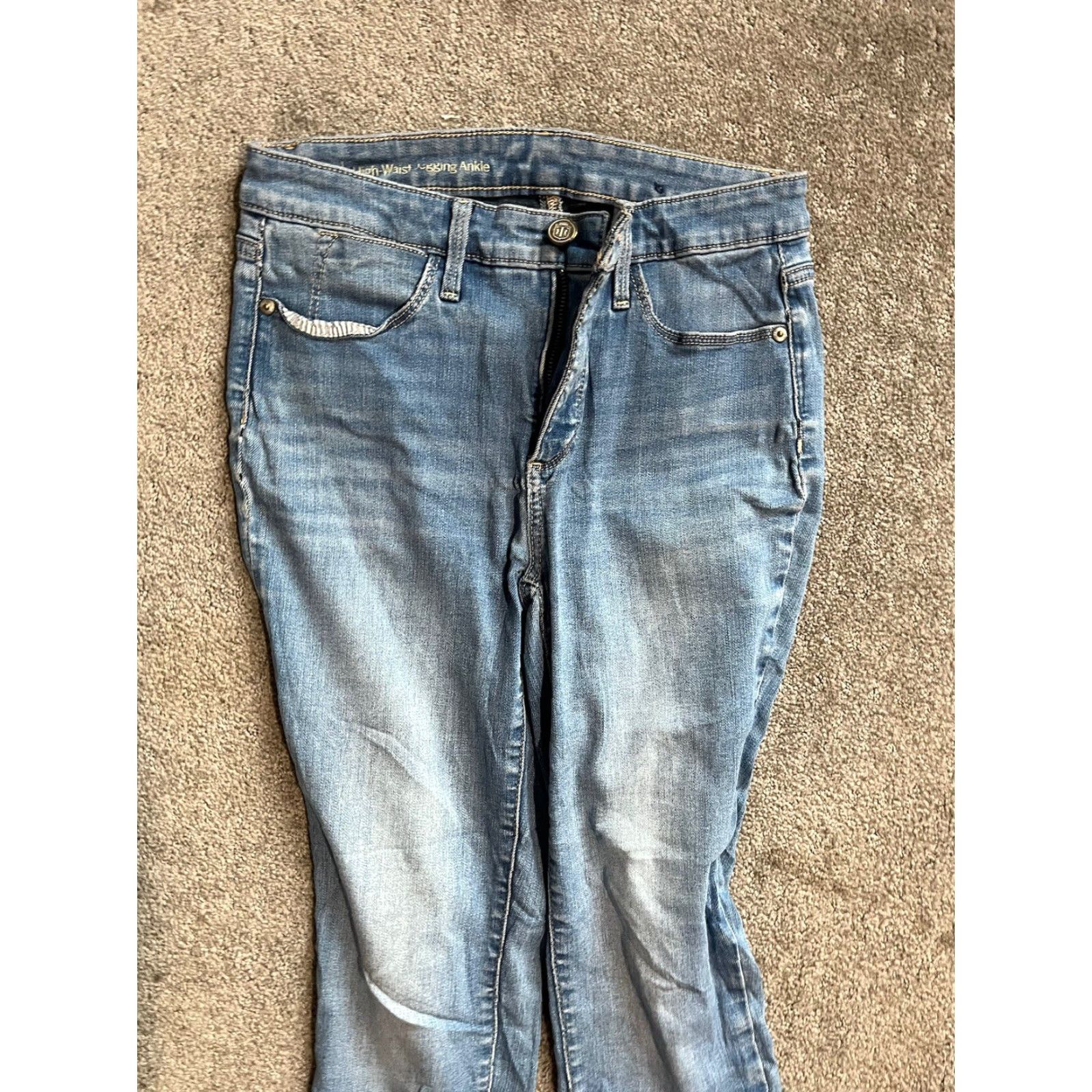 Talbots Talbots Jeans Womens Size 2P Jegging Ankle High Rise Flawless Medium Blue Denim Size 26" / US 2 / IT 38 - 2 Thumbnail