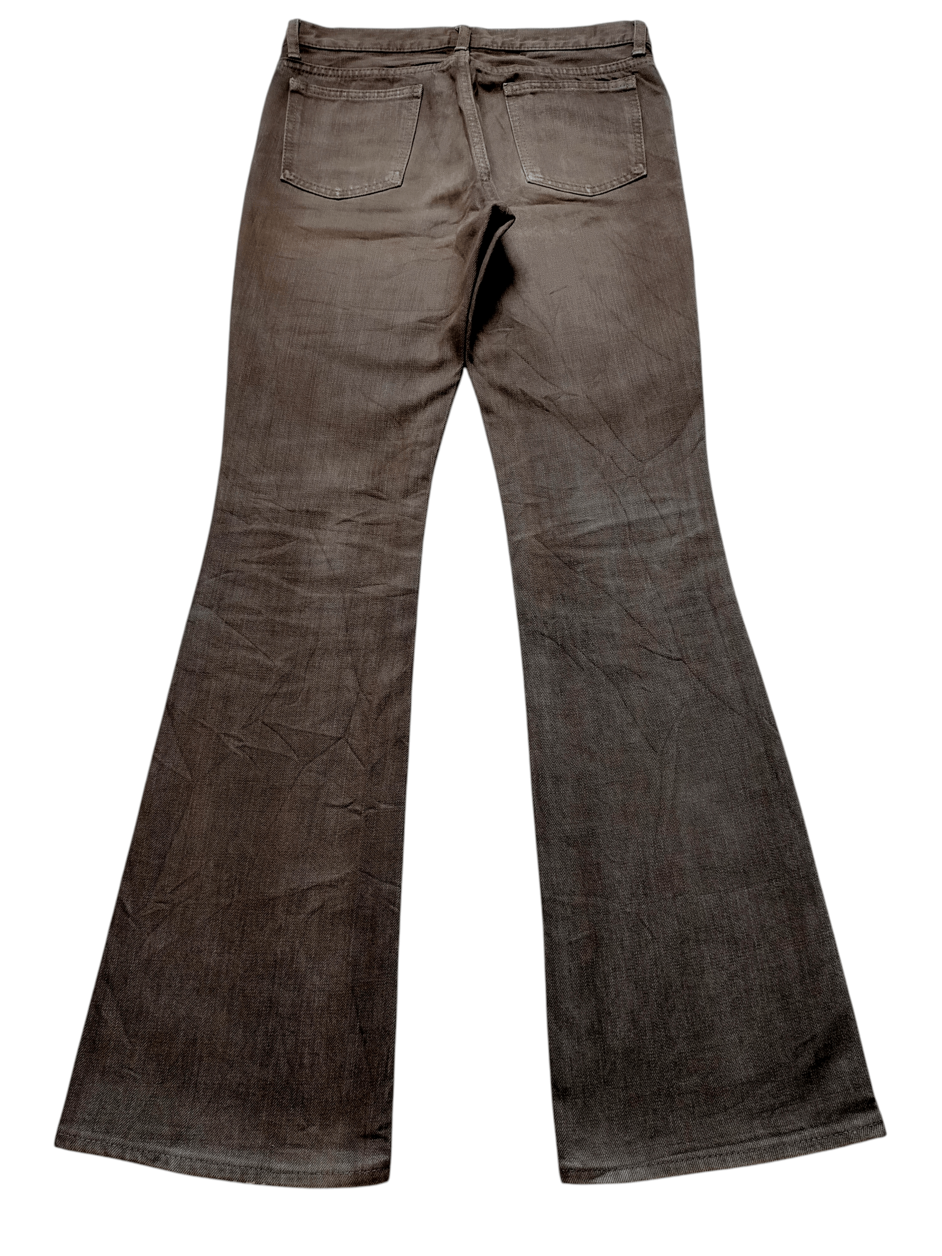 If Six Was Nine Flare Jeans D.M.G Domingo Boot cut Brown Denim Size US 29 - 2 Thumbnail