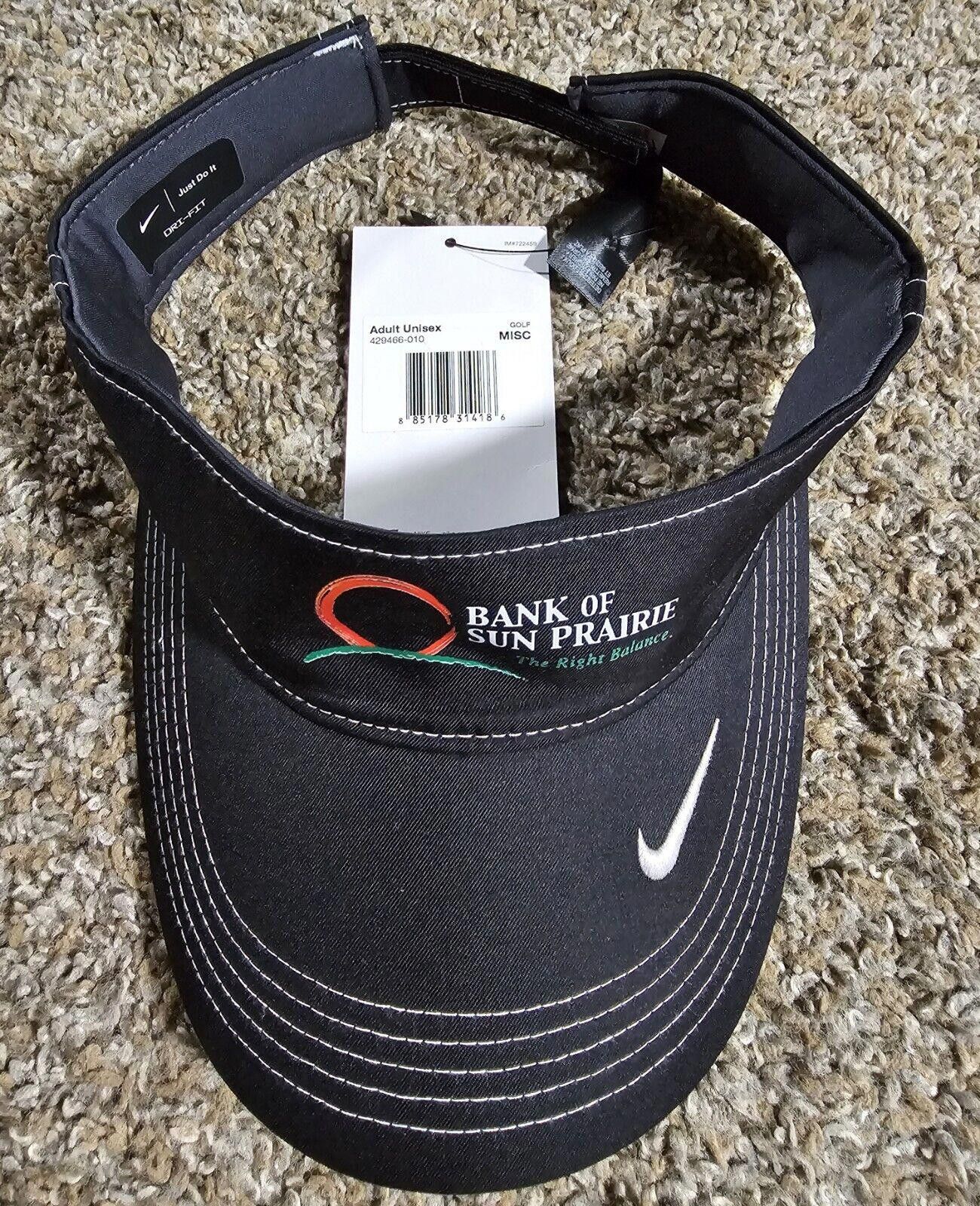 Nike Bank of Sun Prairie Nike 429466 Adjustable Visor Strap NWT Size ONE SIZE - 2 Thumbnail