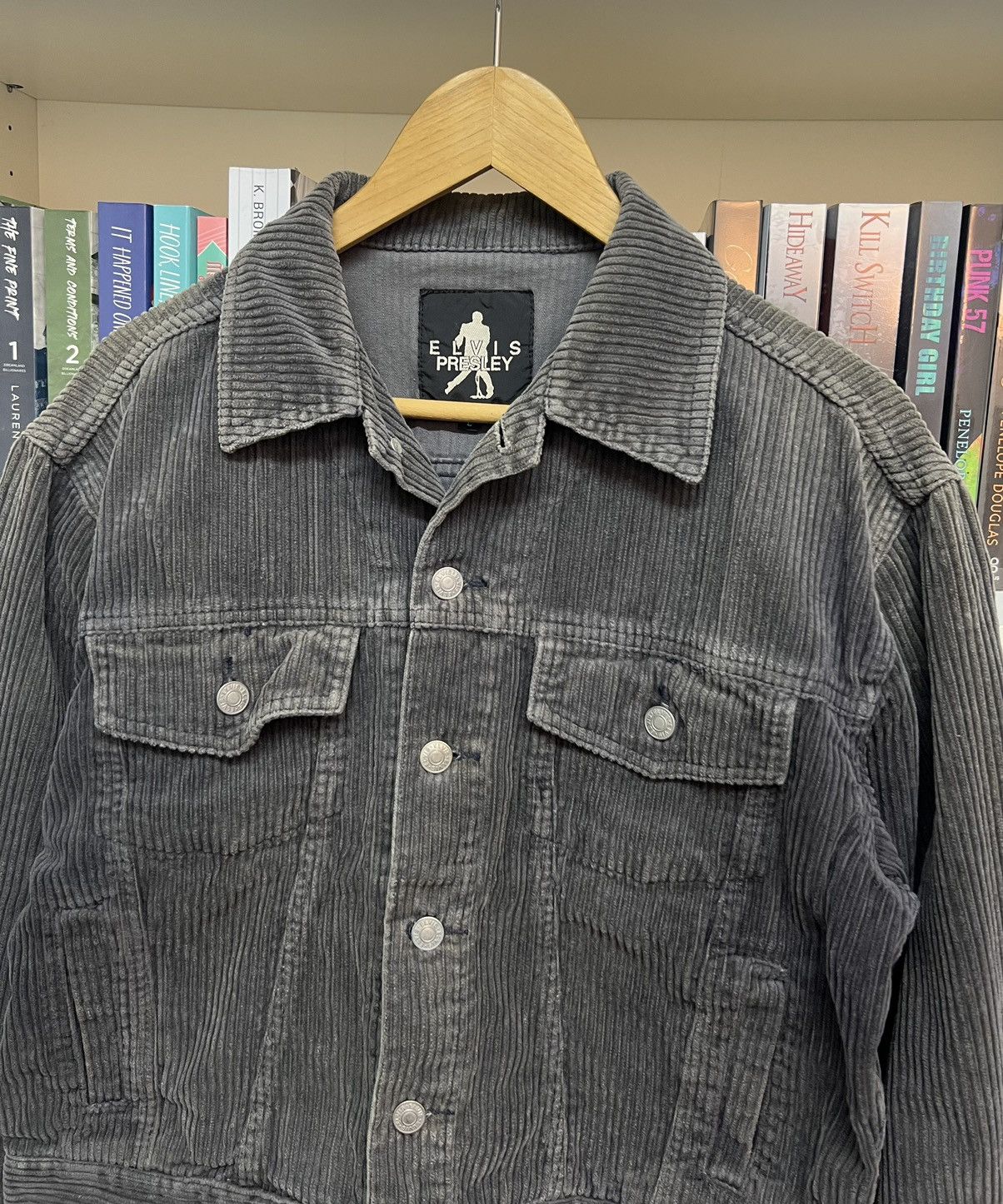 Band Tees Elvis Presley Corduroy Trucker Jacket Size US L / EU 52-54 / 3 - 2 Thumbnail