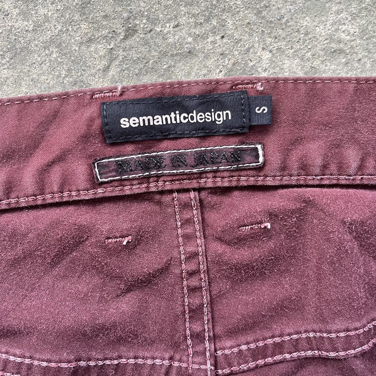Japanese Brand × semanticdesign Semantic Design Japan Pants Size 29" - 12 Thumbnail