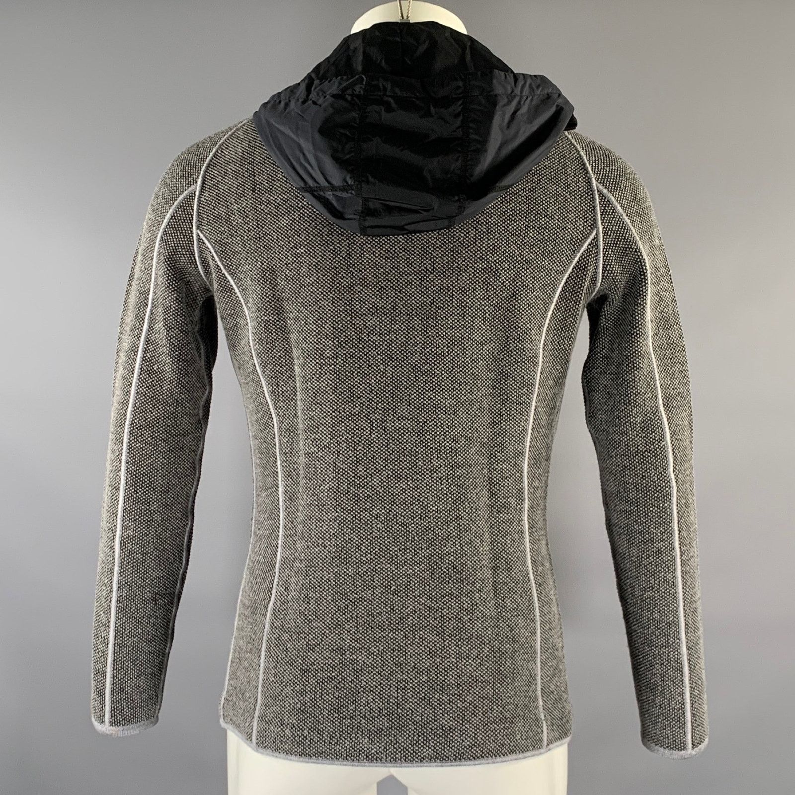 Other S Grey Black Wool Blend Double Breasted Jacket Size US S / EU 44-46 / 1 - 3 Thumbnail