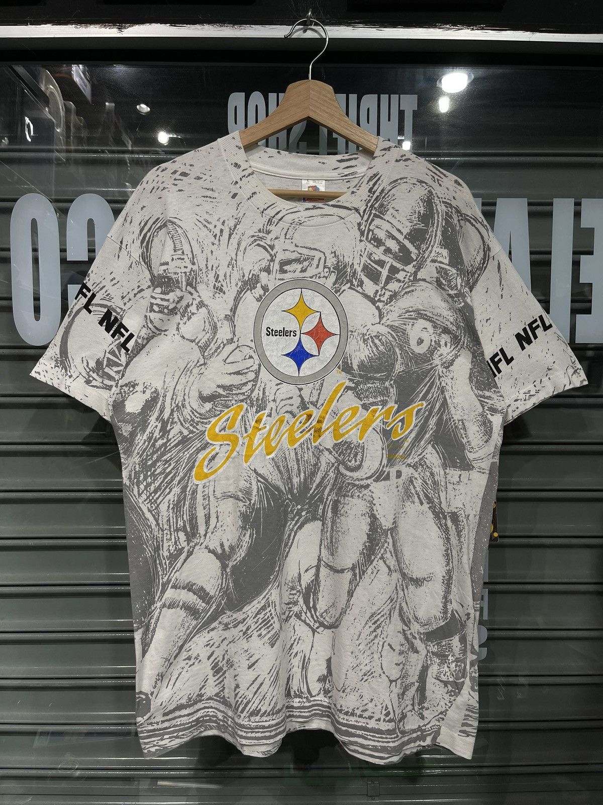 Vintage 90’s NFL AOP Pittsburgh Steelers