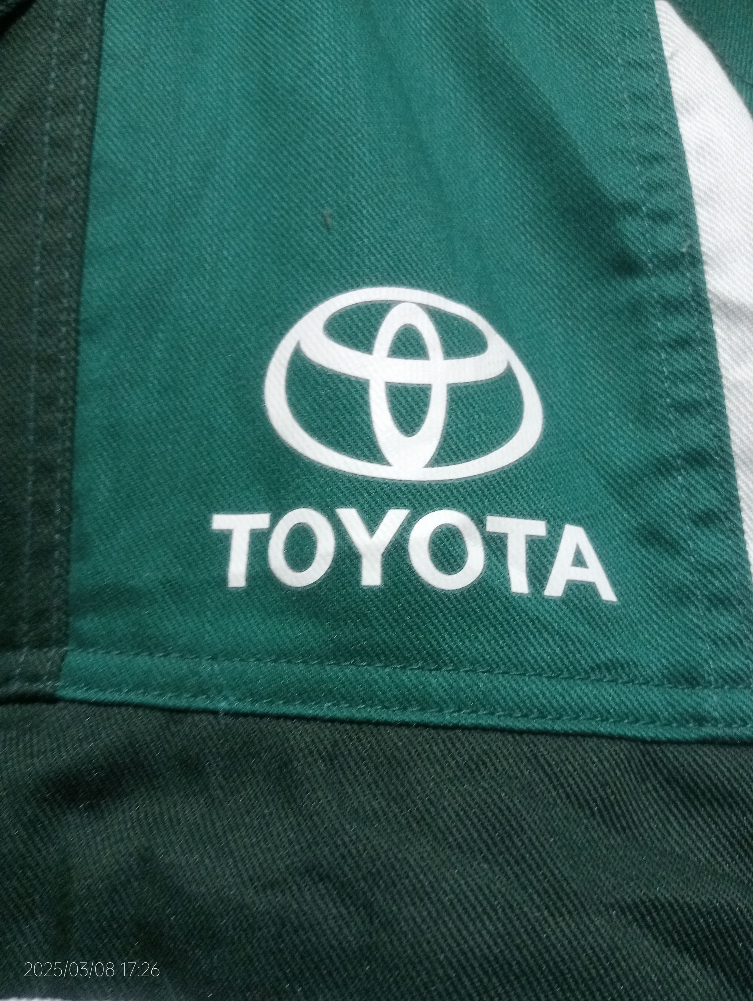Japanese Brand Vintage '90s Toyota Toyopet Racing Coverall Size US 34 / EU 50 - 14 Thumbnail