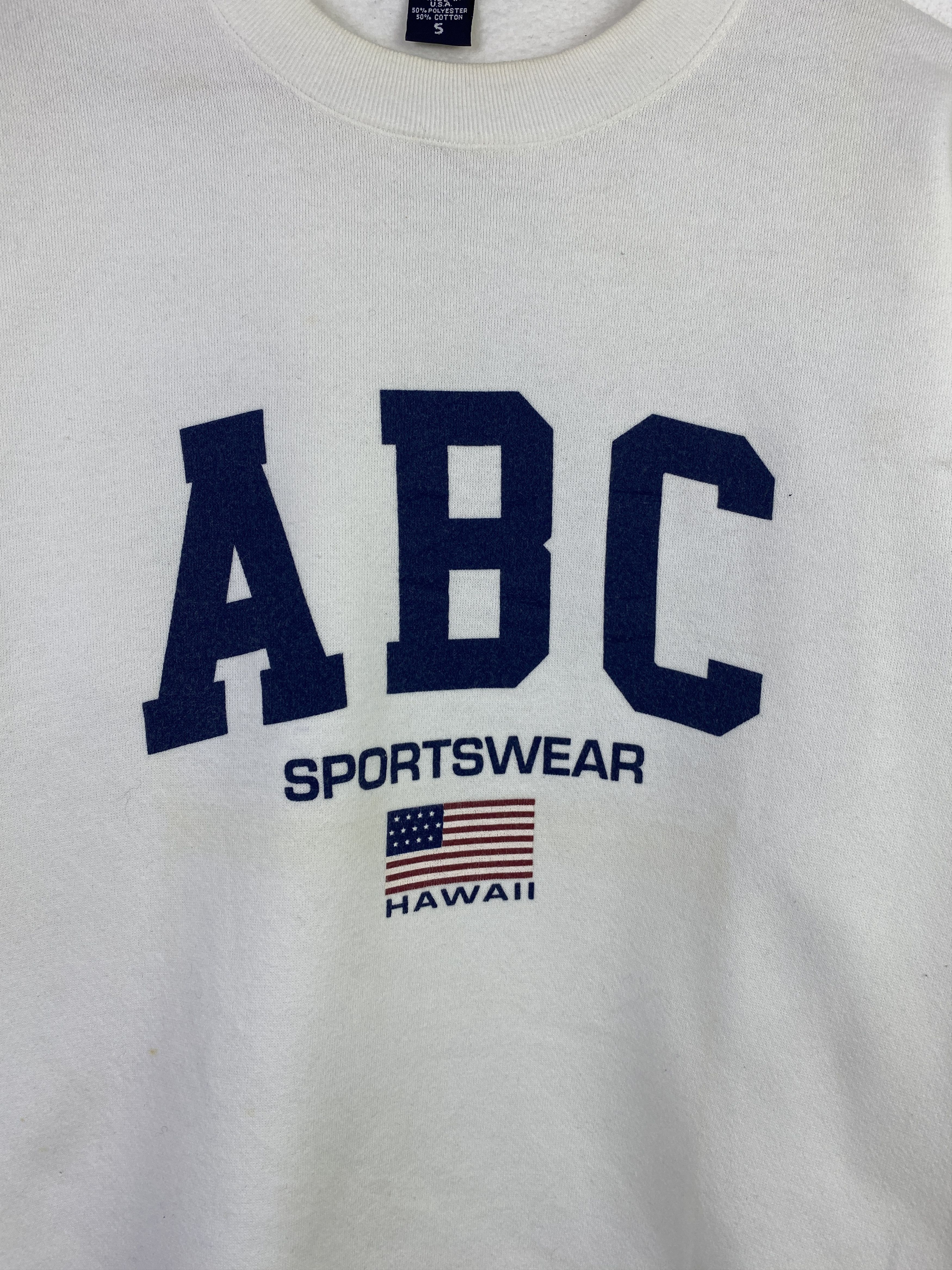 Vintage Vintage 90s ABC Sportswear Wording Sweatshirt SH0380 Size US S / EU 44-46 / 1 - 8 Thumbnail