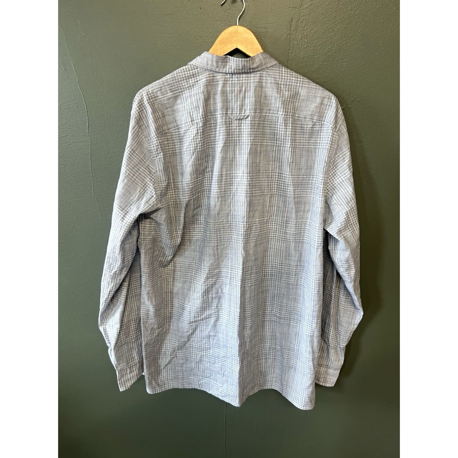 Vince Vince Womens Gray Plaid Long Sleeve Button Up Dress Shirt XL Size XL / US 12-14 / IT 48-50 - 2 Thumbnail