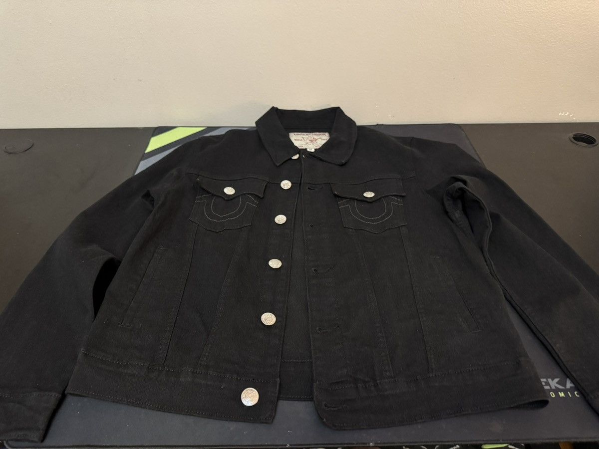 True Religion True Religion Black Denim Jacket Men Size Small Size US S / EU 44-46 / 1 - 1 Thumbnail