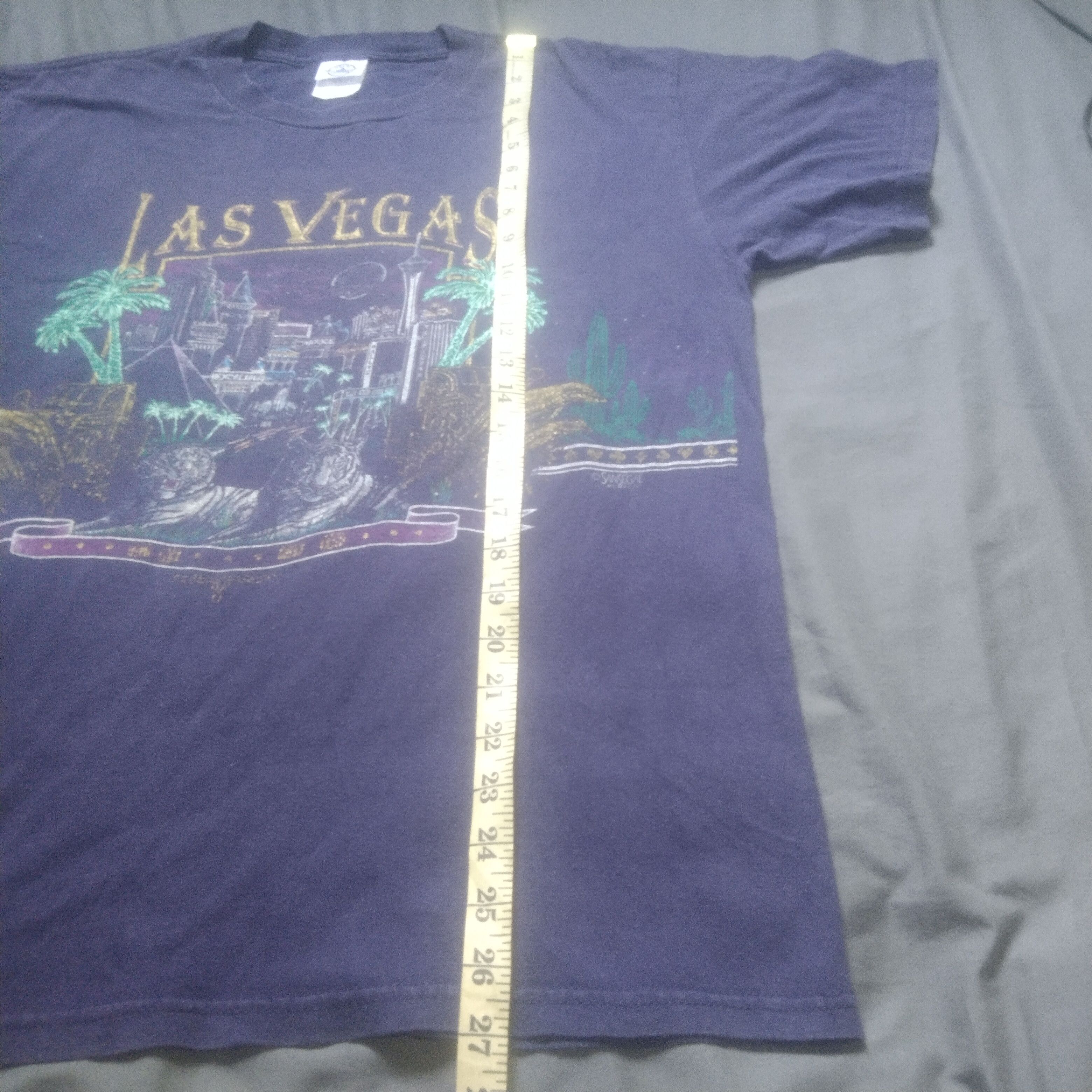 Delta × Vintage Vintage 90's Las Vegas ©️ SanSegal t shirt Size US M / EU 48-50 / 2 - 7 Thumbnail
