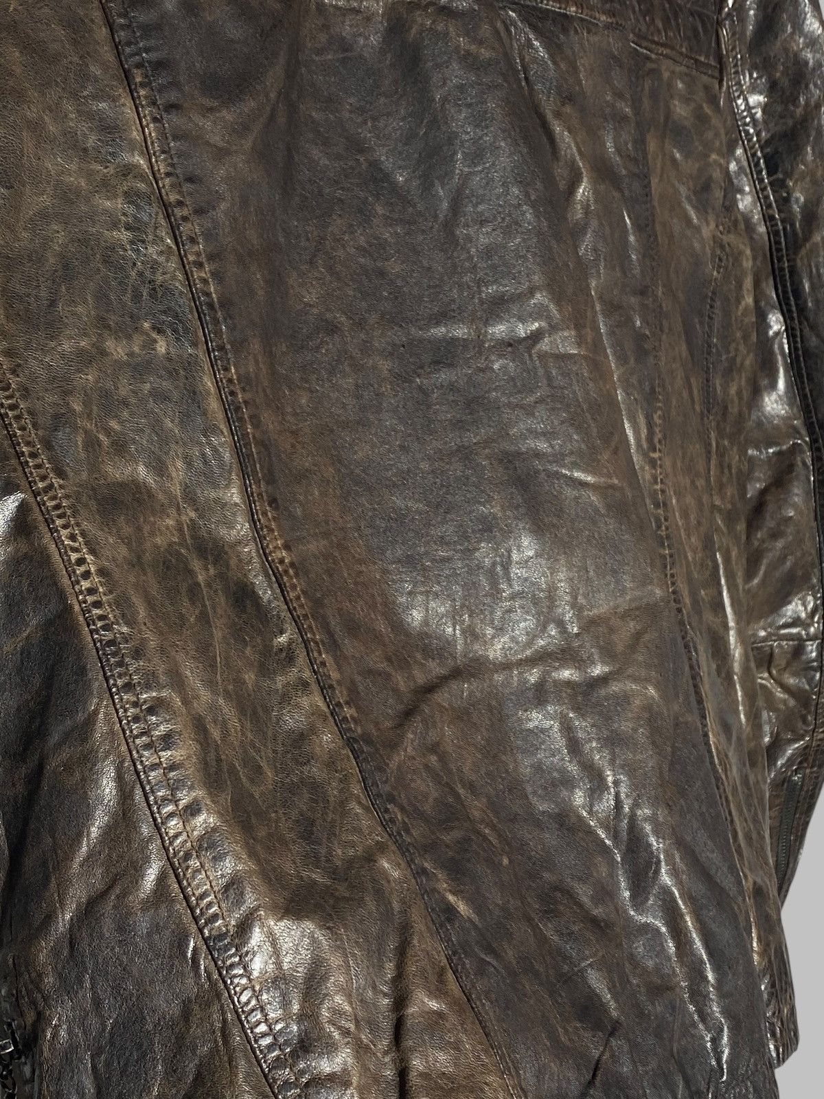 Allsaints Allsaints Drought Leather Biker Jacket Size US L / EU 52-54 / 3 - 7 Thumbnail