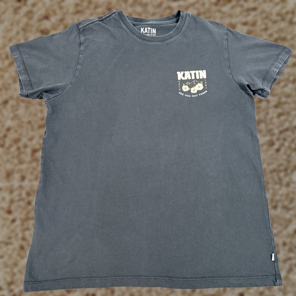 Katin Katin Vintage Hawaii Floral "See You Out There" T-Shirt Men's Size Medium Black Size US M / EU 48-50 / 2 - 1 Thumbnail