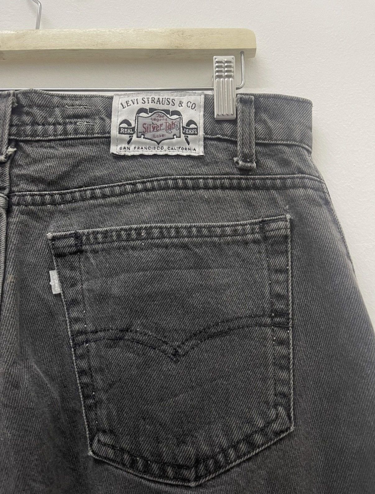 Levi's Rare 90s Vintage LEVIS SilverTab Made In Usa Jeans Size US 34 / EU 50 - 3 Thumbnail