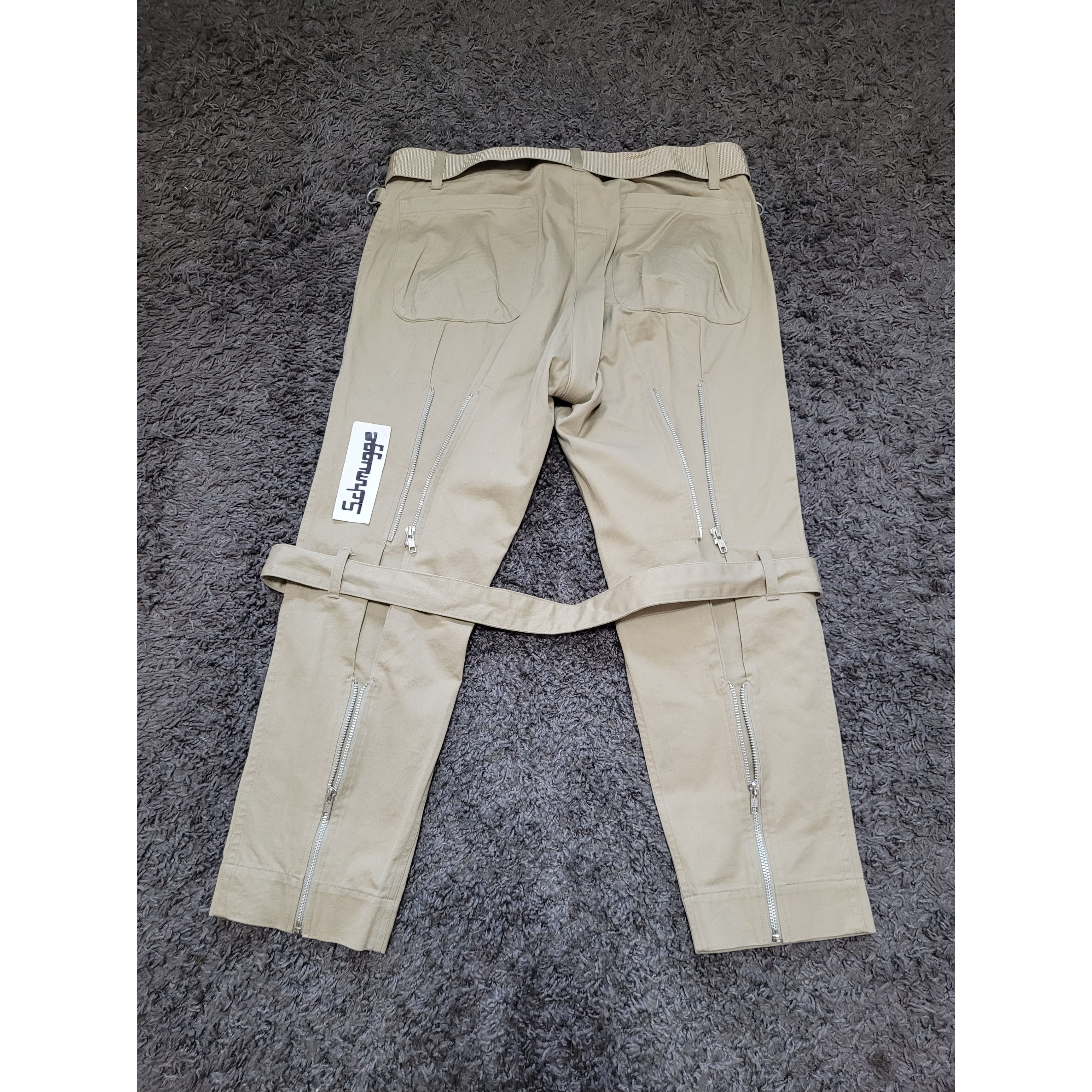 PEEL&LIFT PEEL&LIFT KHAKI CHINO BONDAGE TROUSERS PANTS MODERN BEIGE Size US 34 / EU 50 - 2 Thumbnail