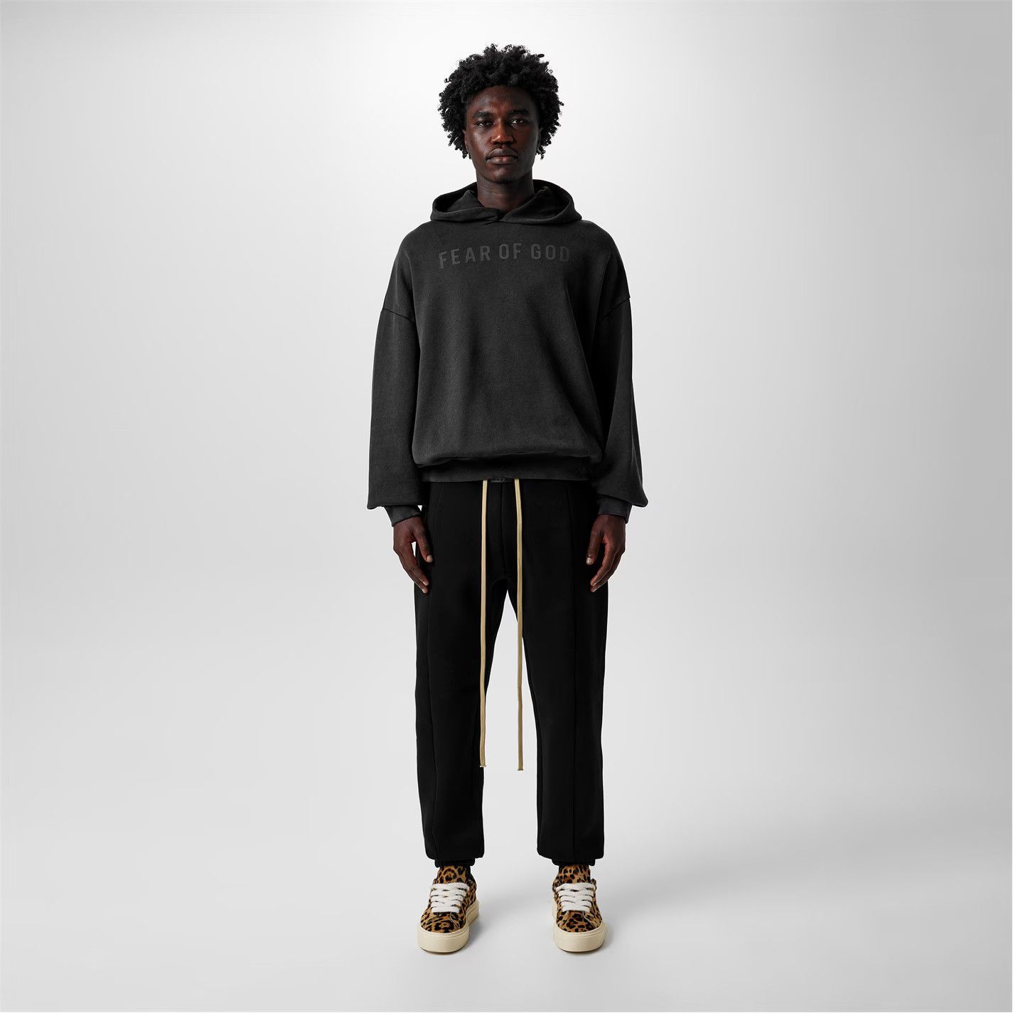 Fear of God o1g2r1mq0426 Forum Joggers in Black Size US 34 / EU 50 - 5 Thumbnail