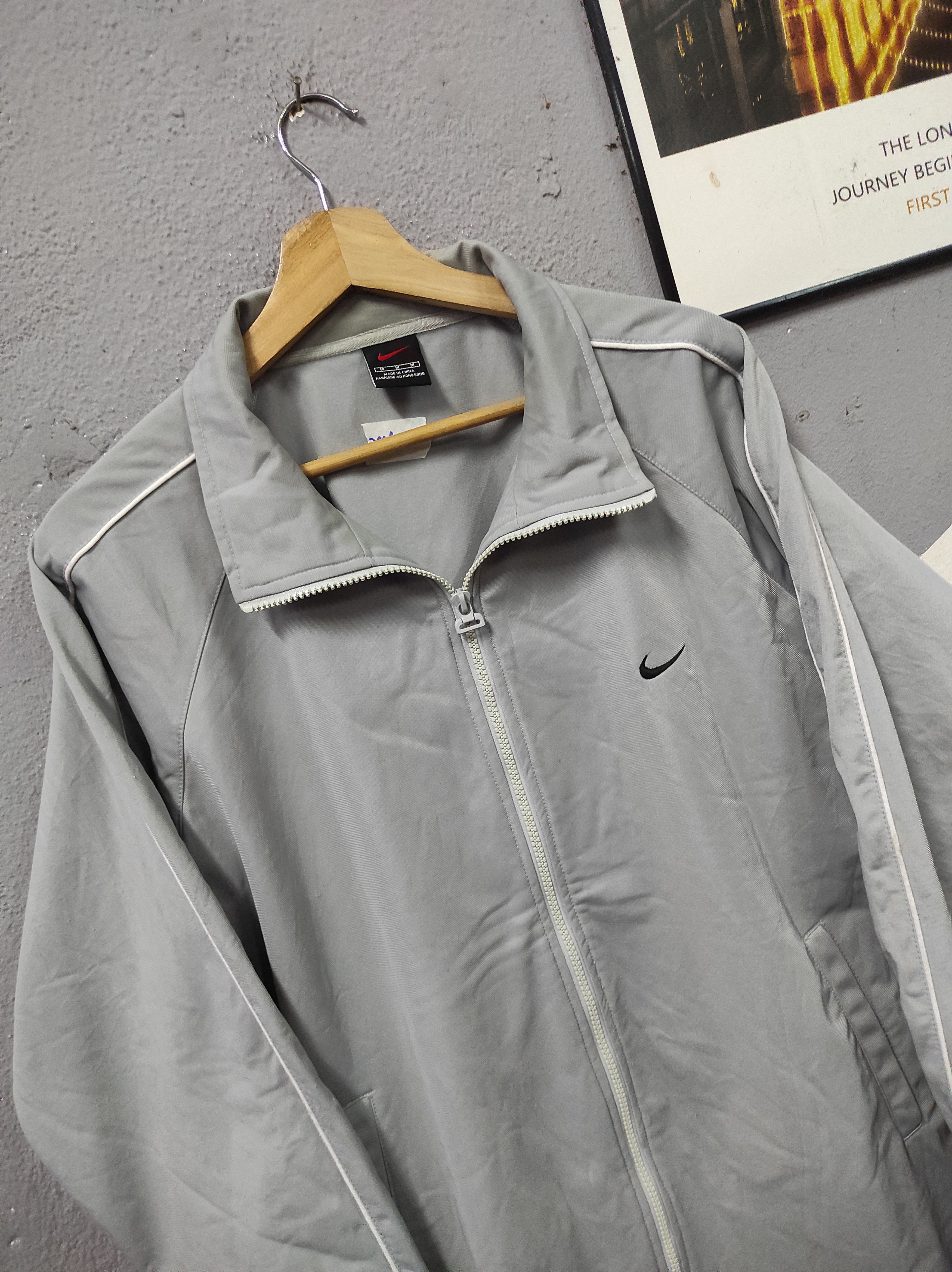 Nike × Vintage NIKE SMALL SMOOSH EMBROIDERY VTG 90'S JACKET SWEATER Size US M / EU 48-50 / 2 - 2 Thumbnail