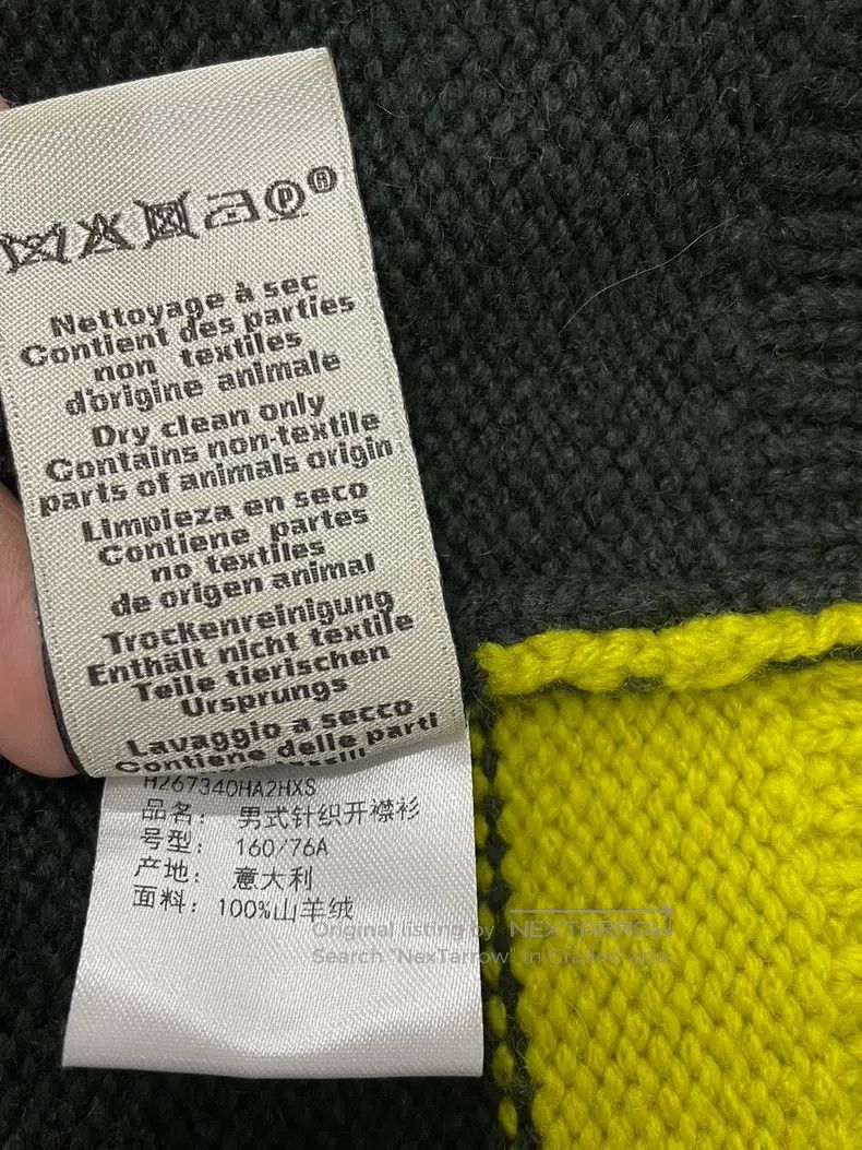 Hermes Hermes Geometric Pattern Patchwork Knit Open Cardigan Jack Size US XS / EU 42 / 0 - 6 Thumbnail