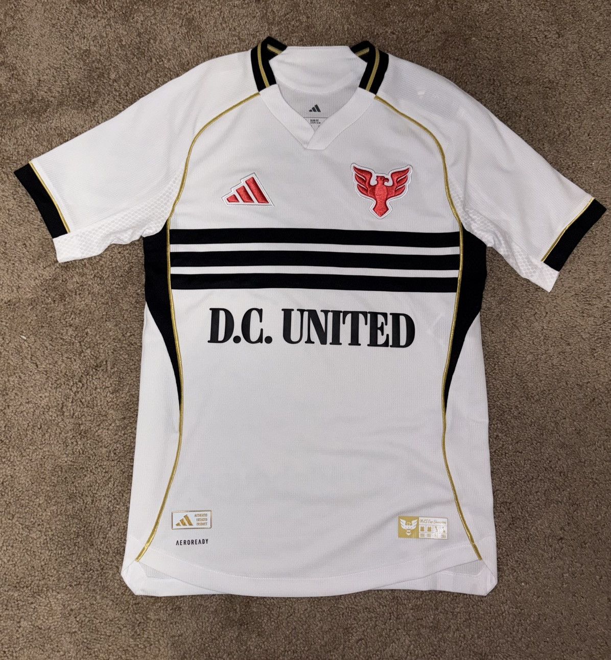 Adidas D.C. UNITED 2025 ARCHIVE AUTHENTIC JERSEY Size US XS / EU 42 / 0 - 1 Thumbnail