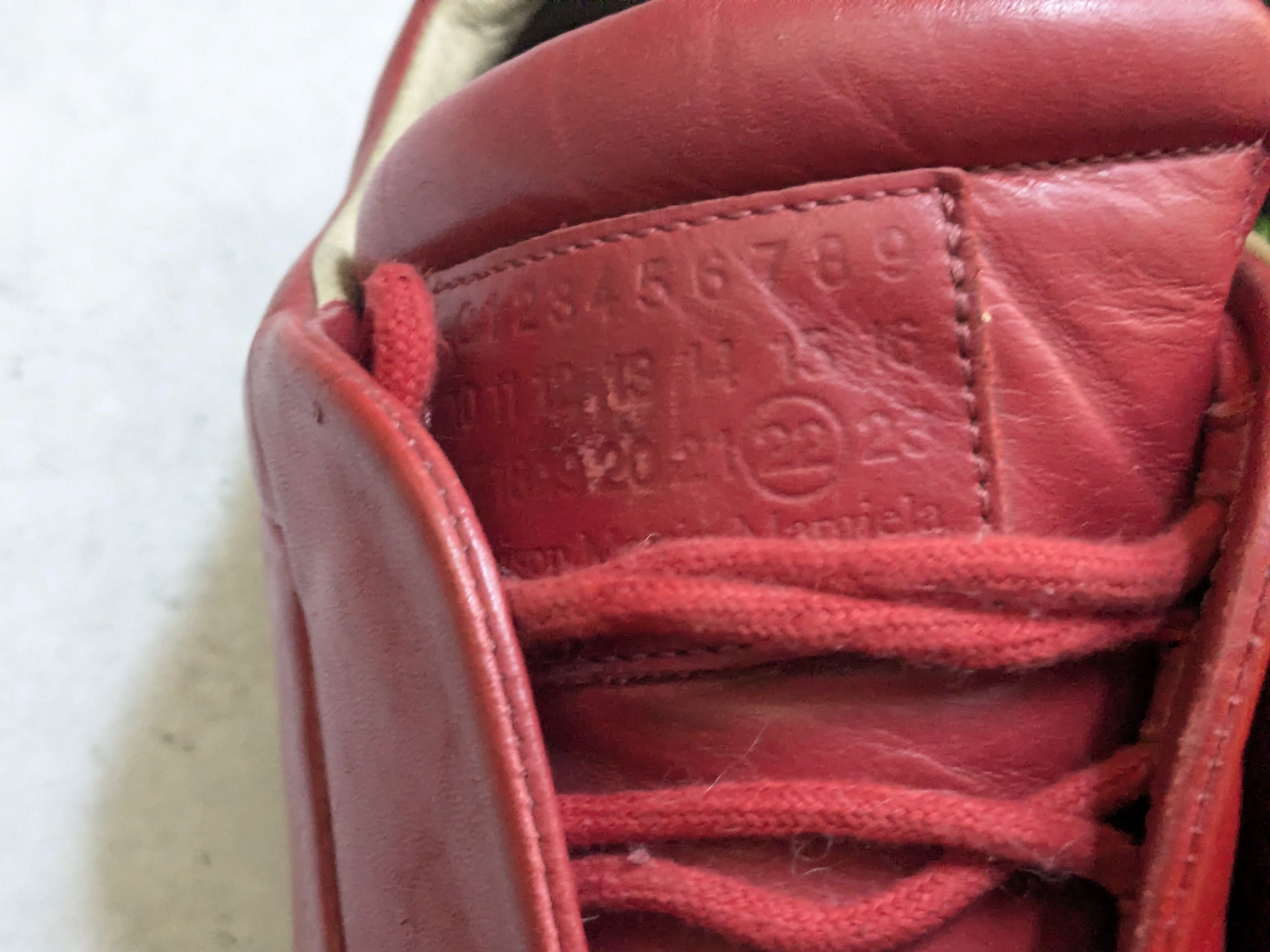 Maison Margiela Maison Margiela futures red 8 41 low tops leather Size US 8 / EU 41 - 8 Thumbnail