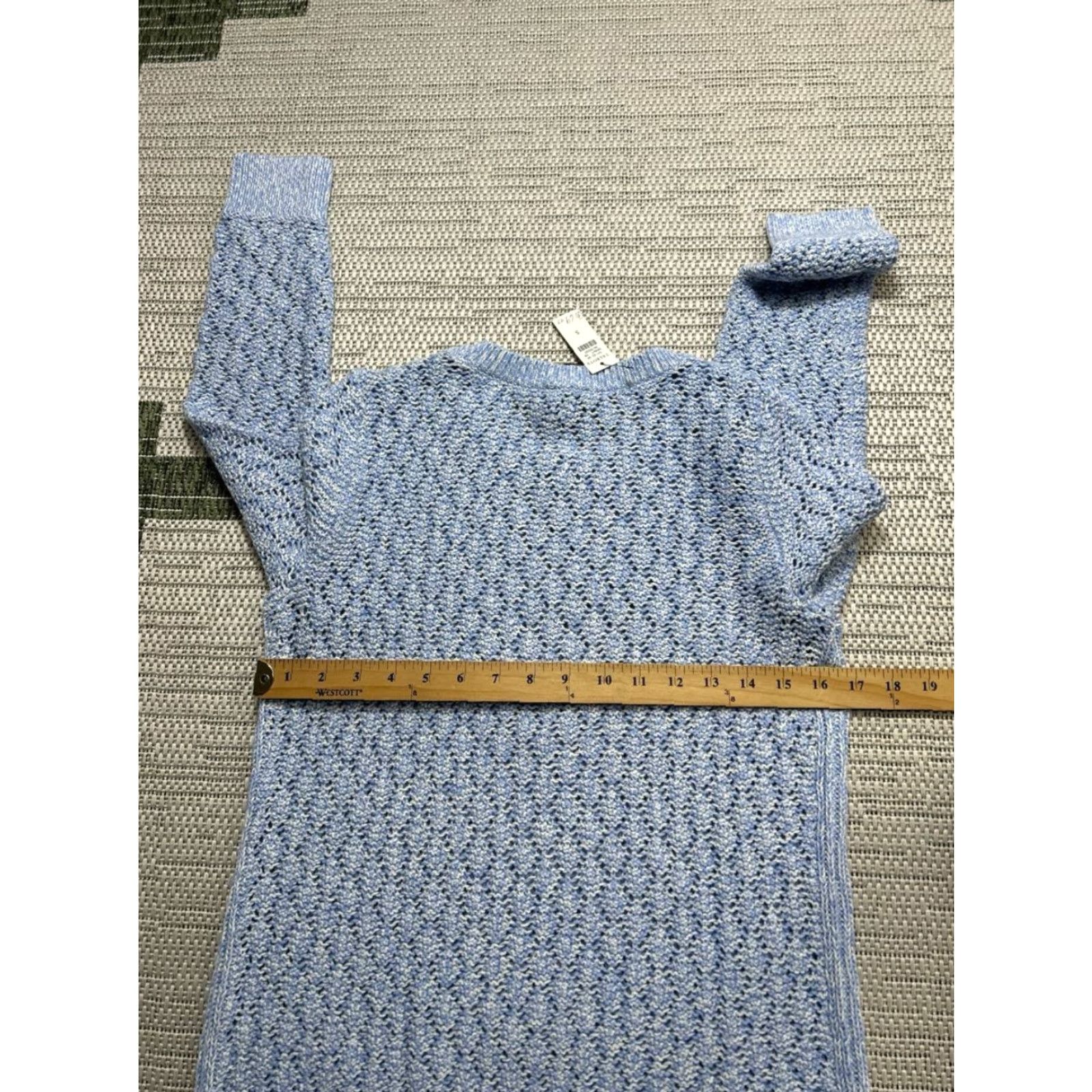 Talbots Talbots Mens Sweater Small Blue Cotton Blend Knit Pullover New Size US S / EU 44-46 / 1 - 6 Thumbnail