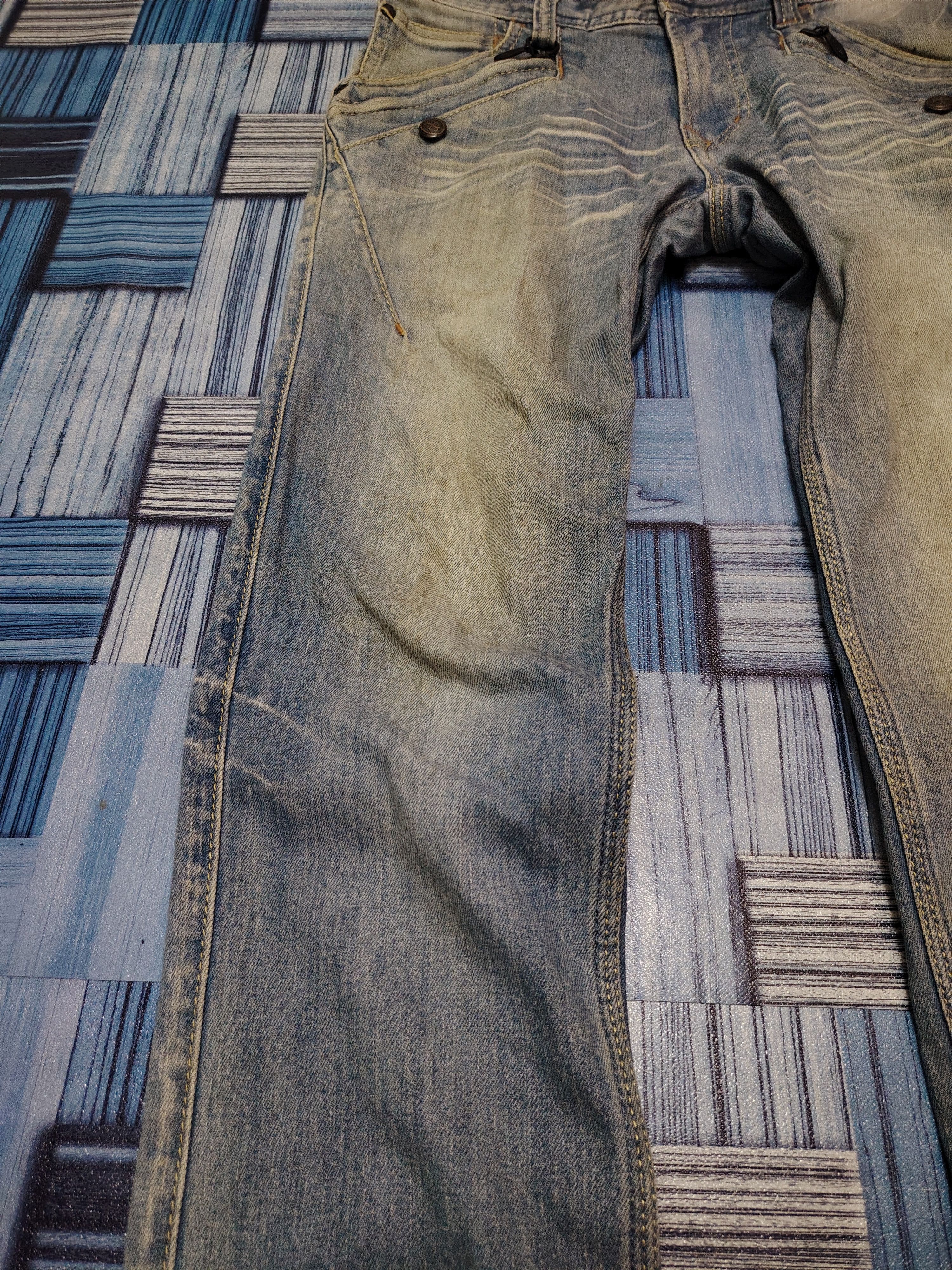 If Six Was Nine Japanese Nicole Club for men Distressed denim Flared Jeans Size US 30 / EU 46 - 10 Thumbnail