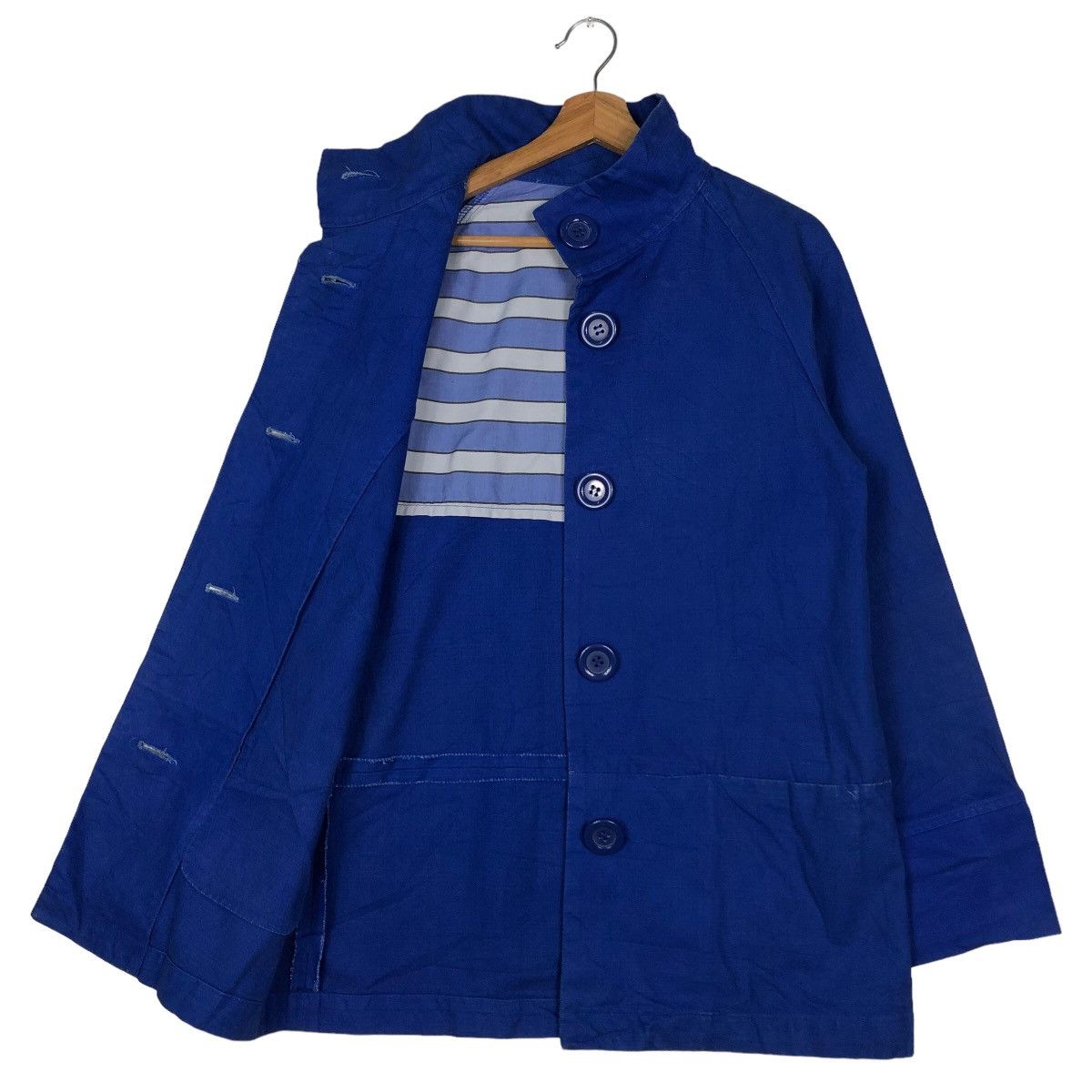 Issey Miyake 🔥Rich Blue Chore Work Jacket Design Pageboy Japan Size US M / EU 48-50 / 2 - 11 Thumbnail