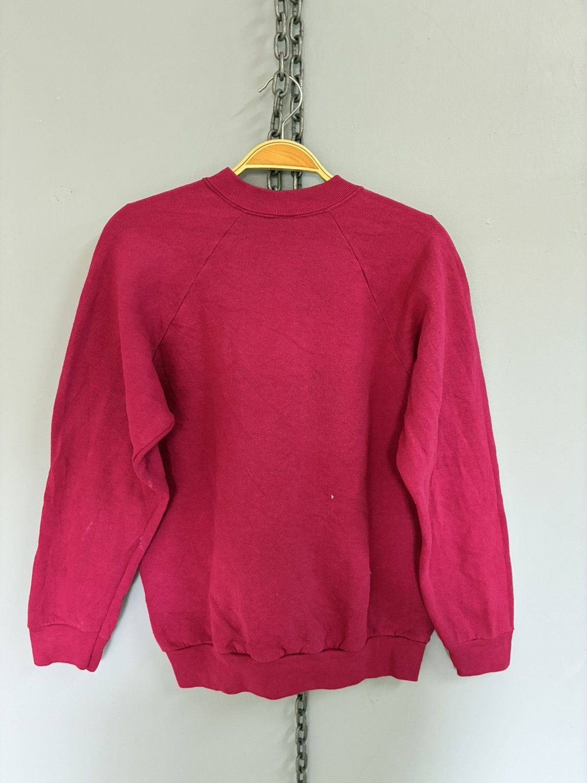 Vintage Vintage 80s Plain sweatshirt Size US M / EU 48-50 / 2 - 2 Thumbnail