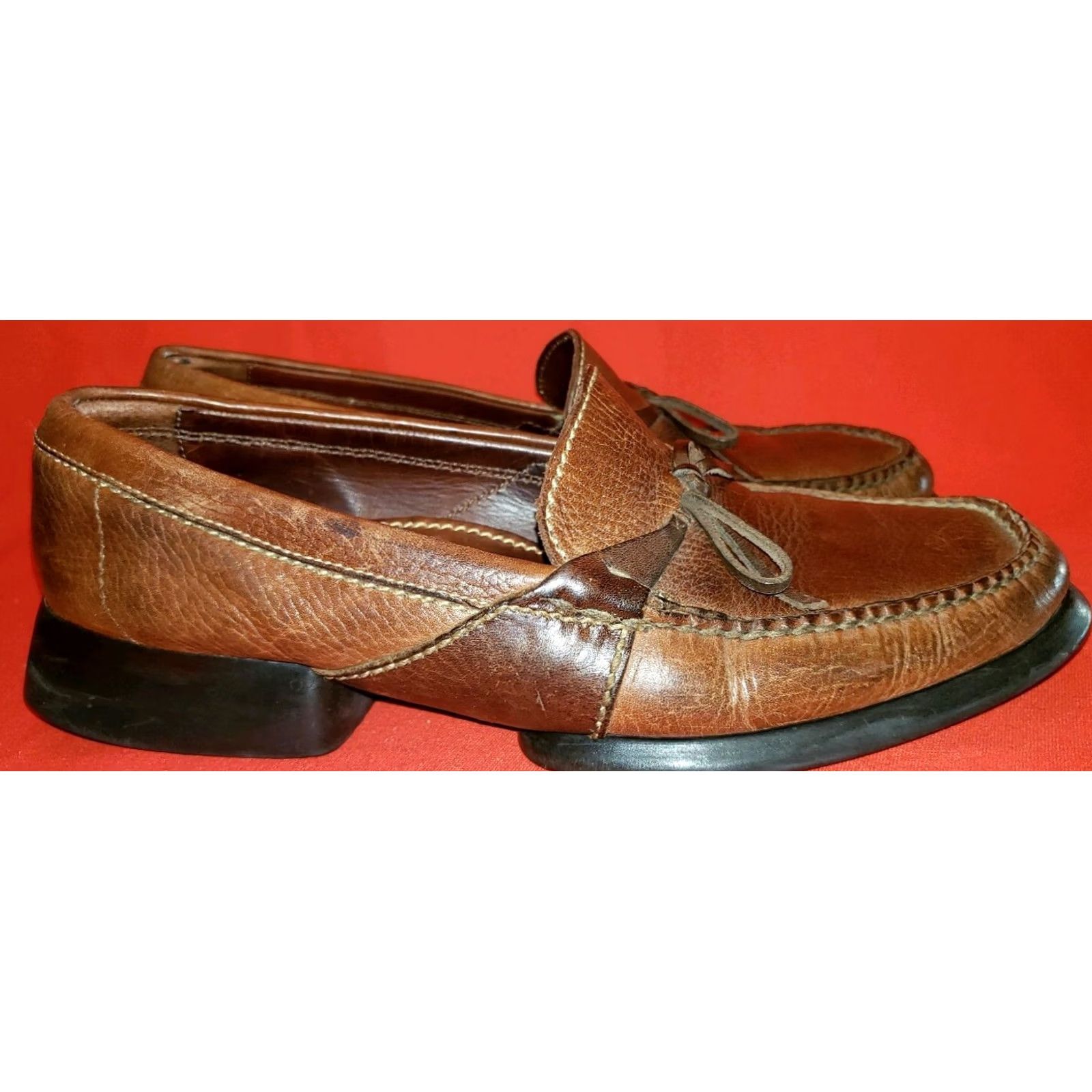 Cole Haan Cole Haan Brown Loafer Men's 9.5M Two-Toned Leather Separated Heel from Sole Size US 10 / EU 43 - 5 Thumbnail